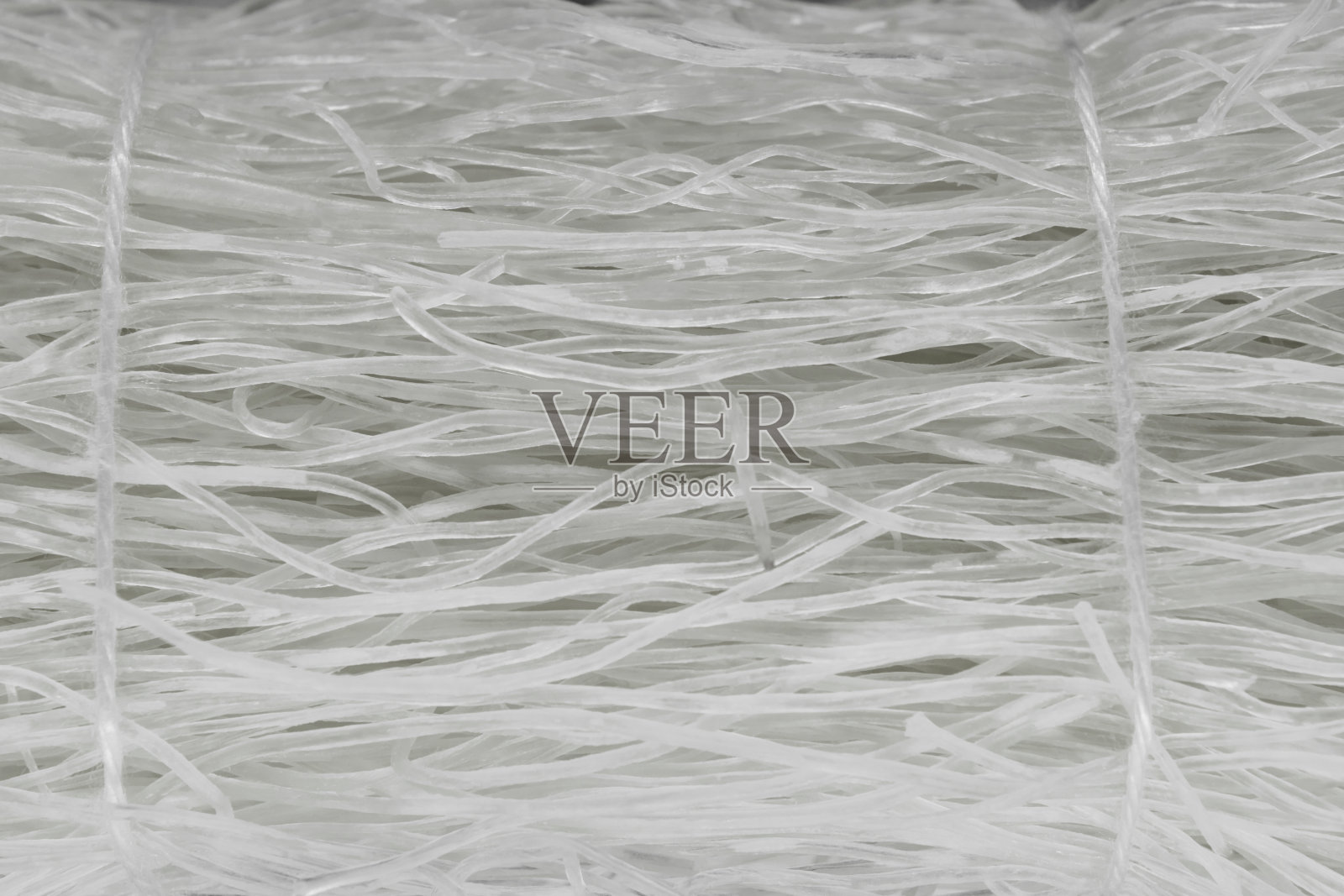 白米线系白绳背景面照片摄影图片