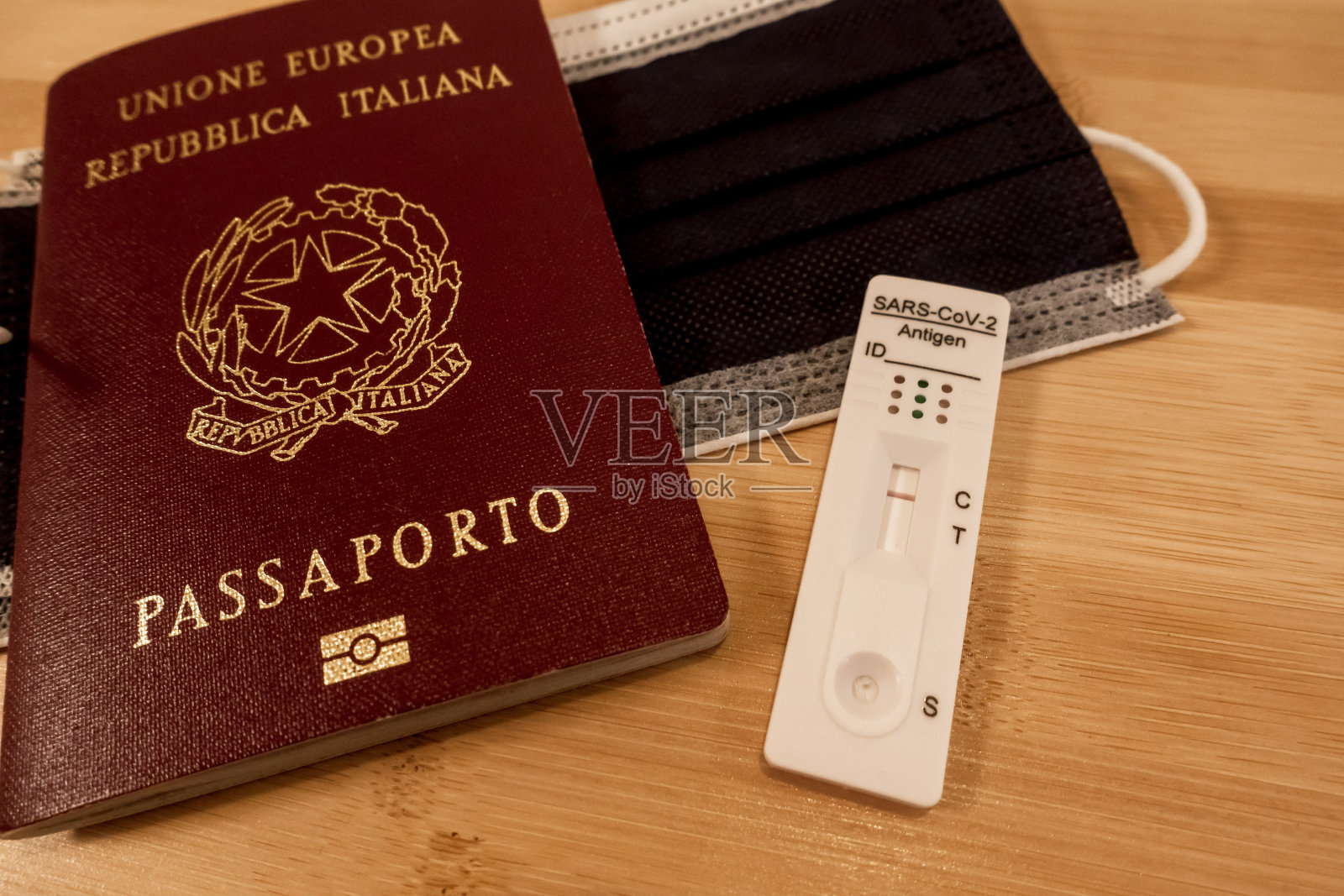 covid-19抗原或pcr检测阴性照片摄影图片