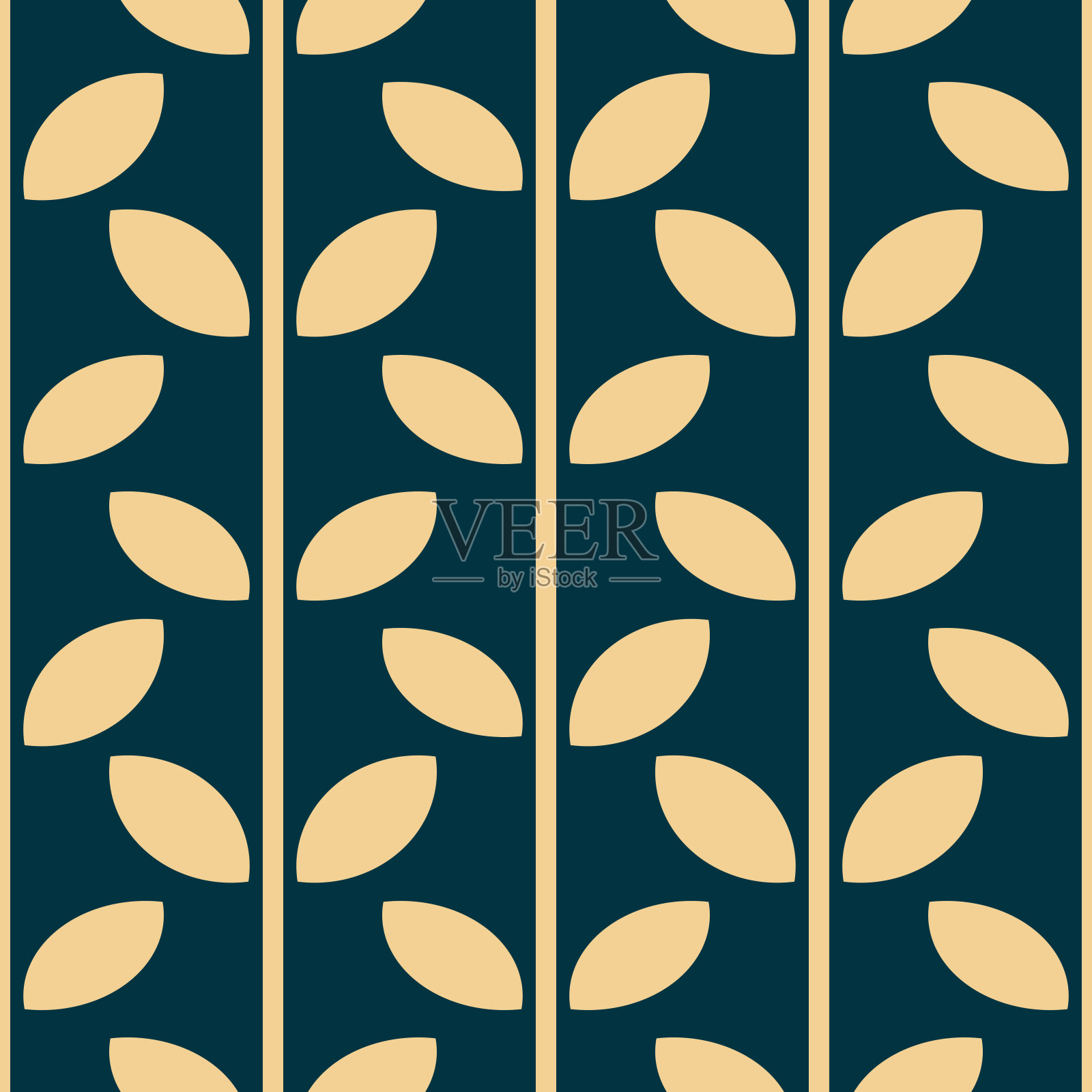 无缝复古图案壁纸插画图片素材