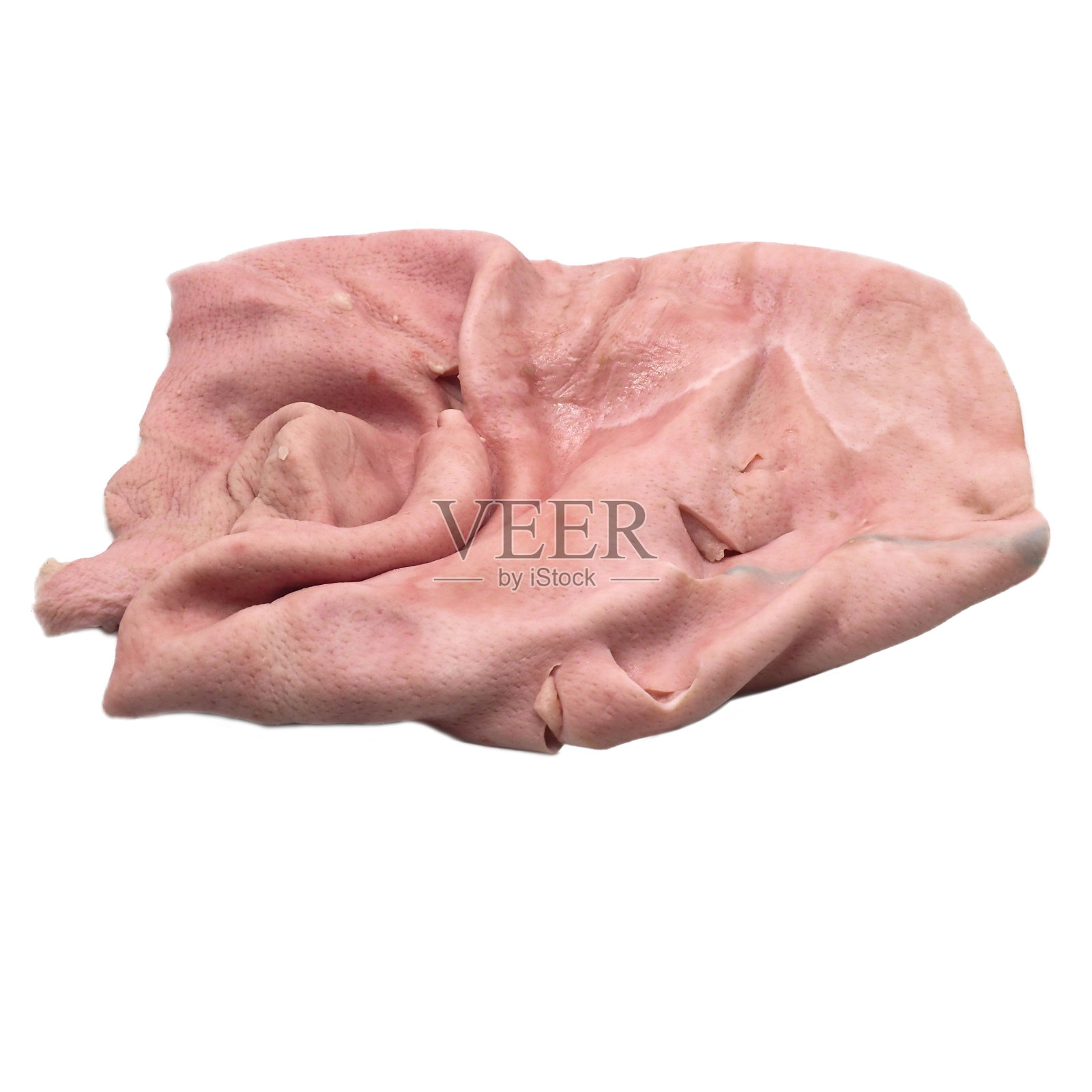 未煮过的猪皮照片摄影图片