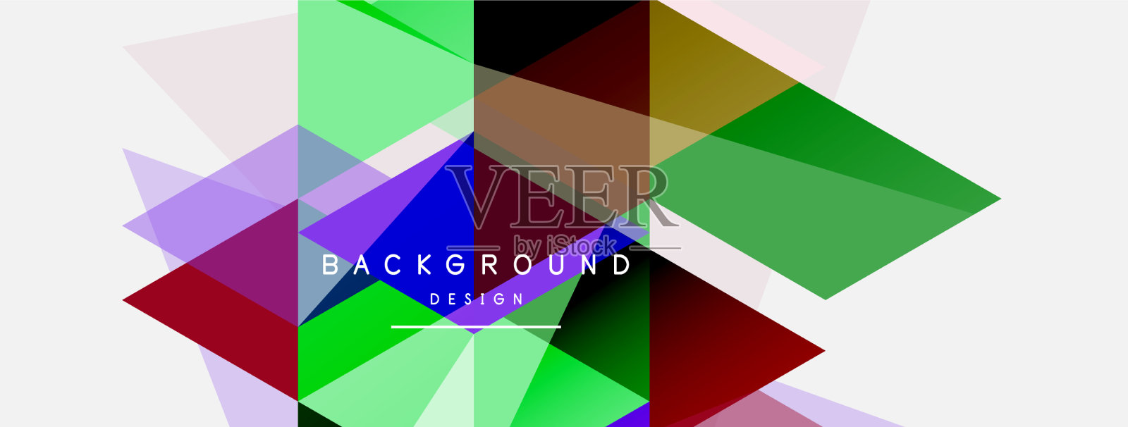 镶嵌三角形几何背景技术或插画图片素材