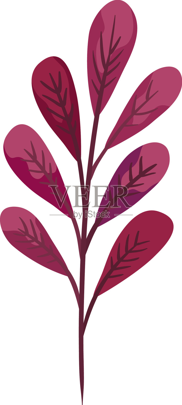 可爱的花园分支设计元素图片