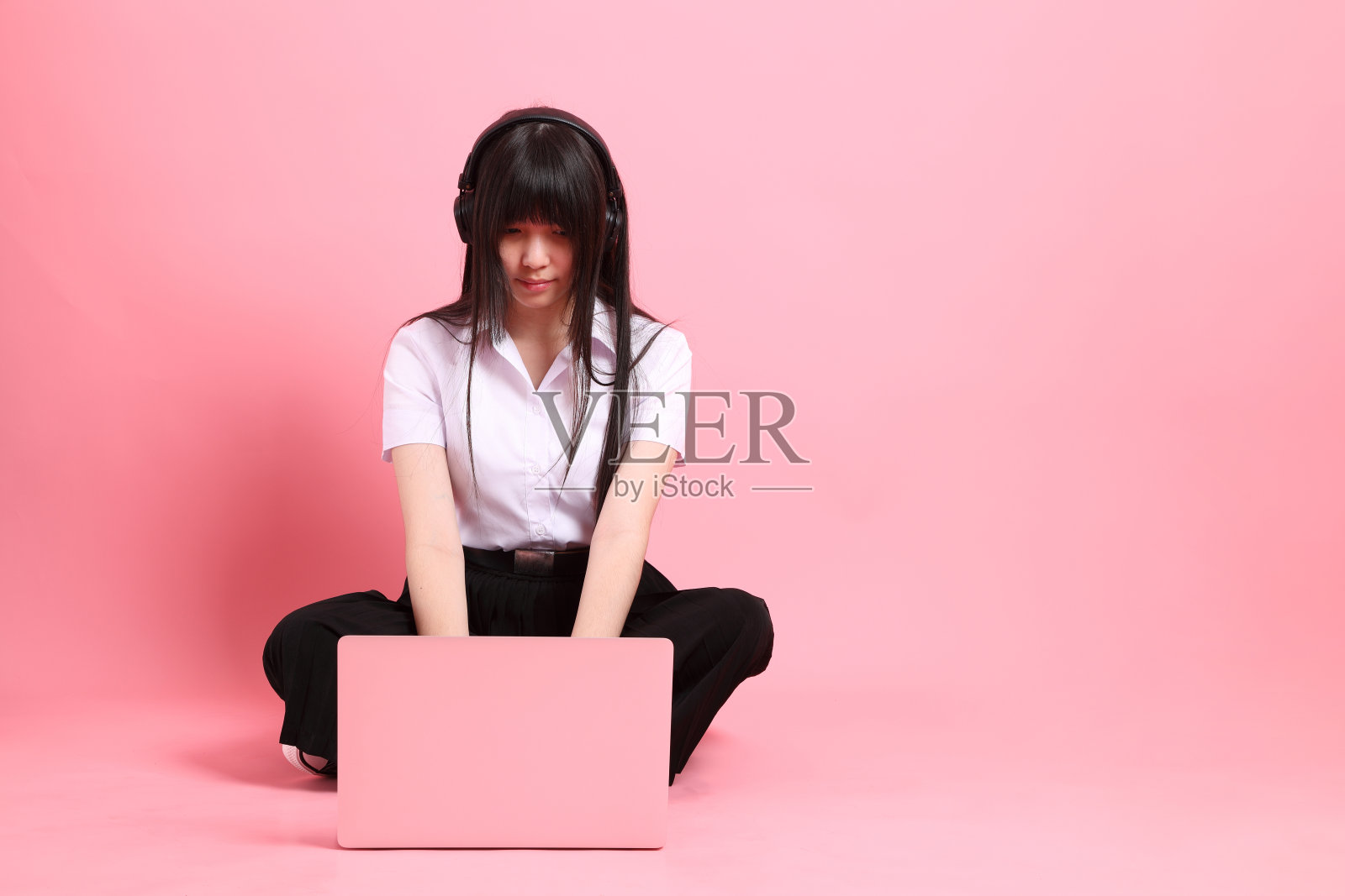 可爱的年轻的学生照片摄影图片