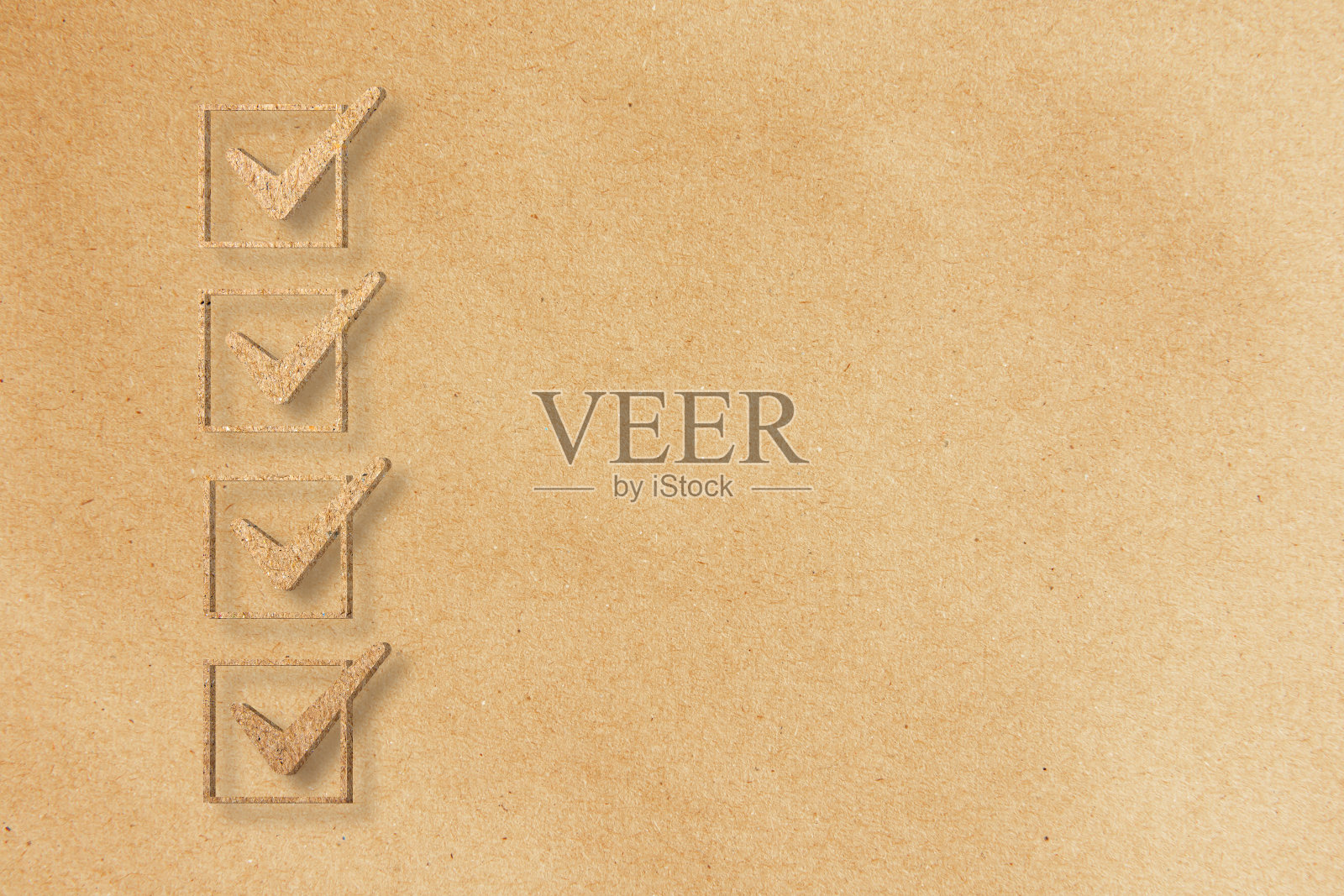 检查表和质量保证概念。照片摄影图片