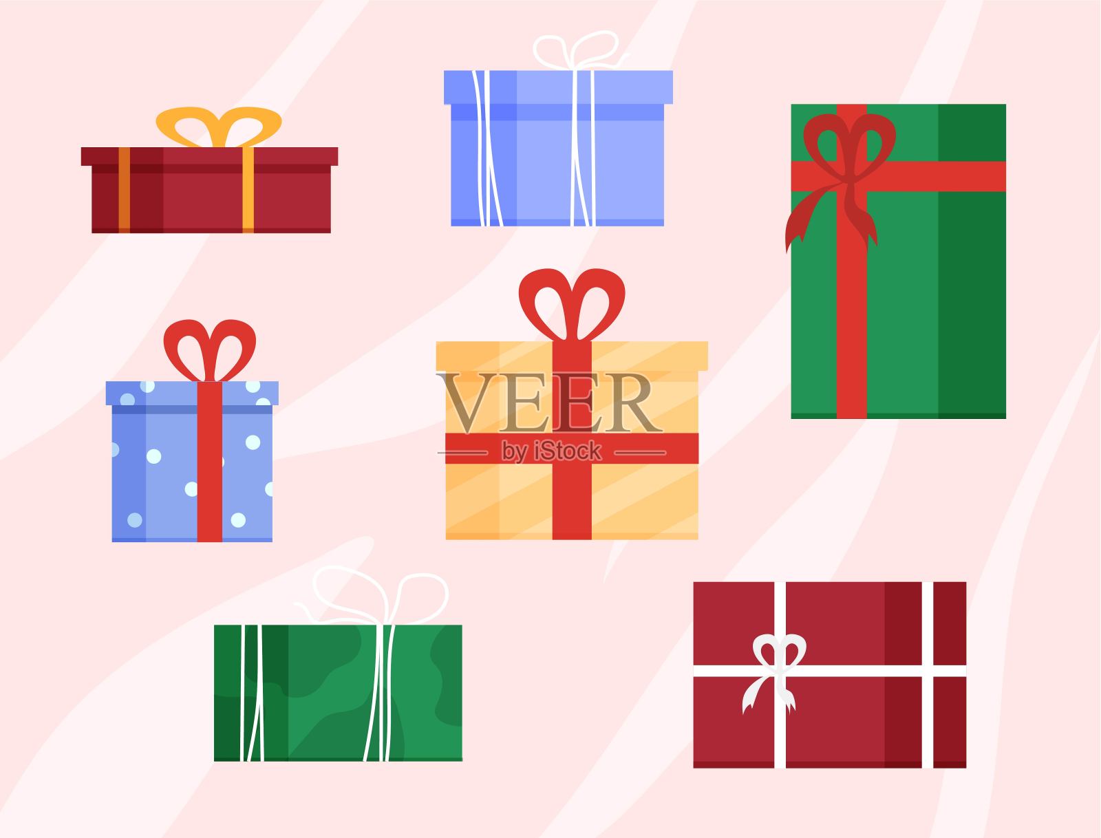 的礼物插画图片素材