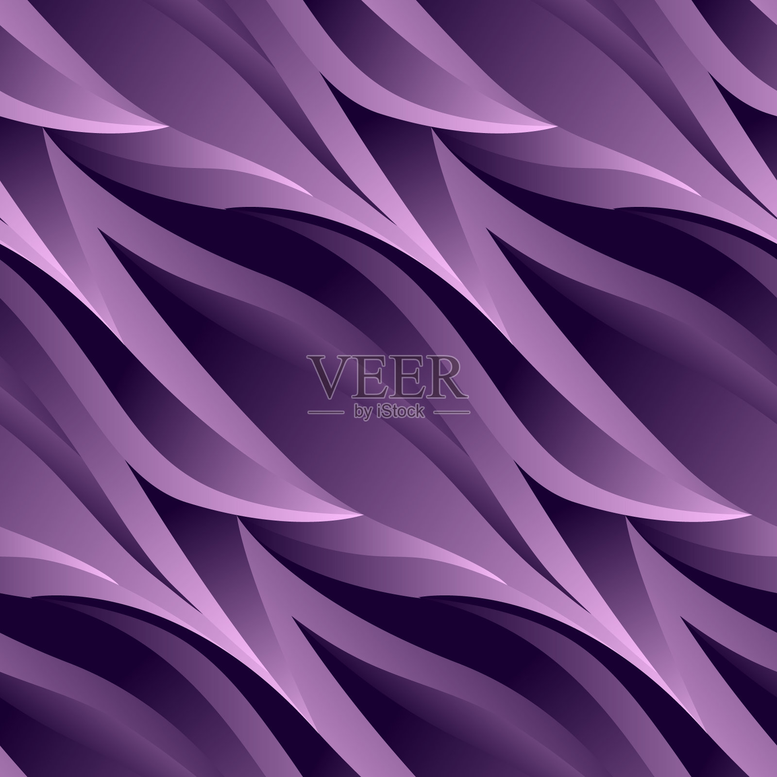 无缝图案与优雅的几何构成。抽象背景与平滑，尖锐的形状，线条。紫色背景与经典设计，商务风格。矢量插图。插画图片素材