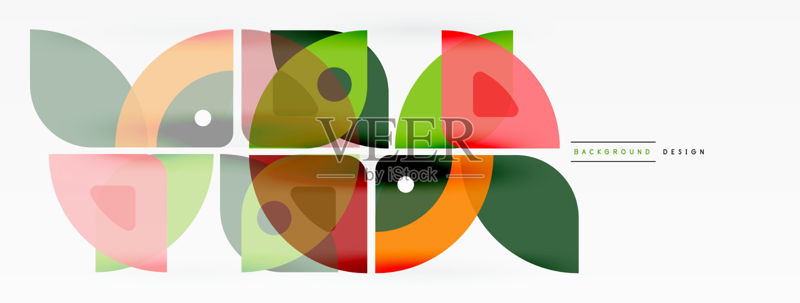 直线、正方形、圆形和三角形是几何的插画图片素材