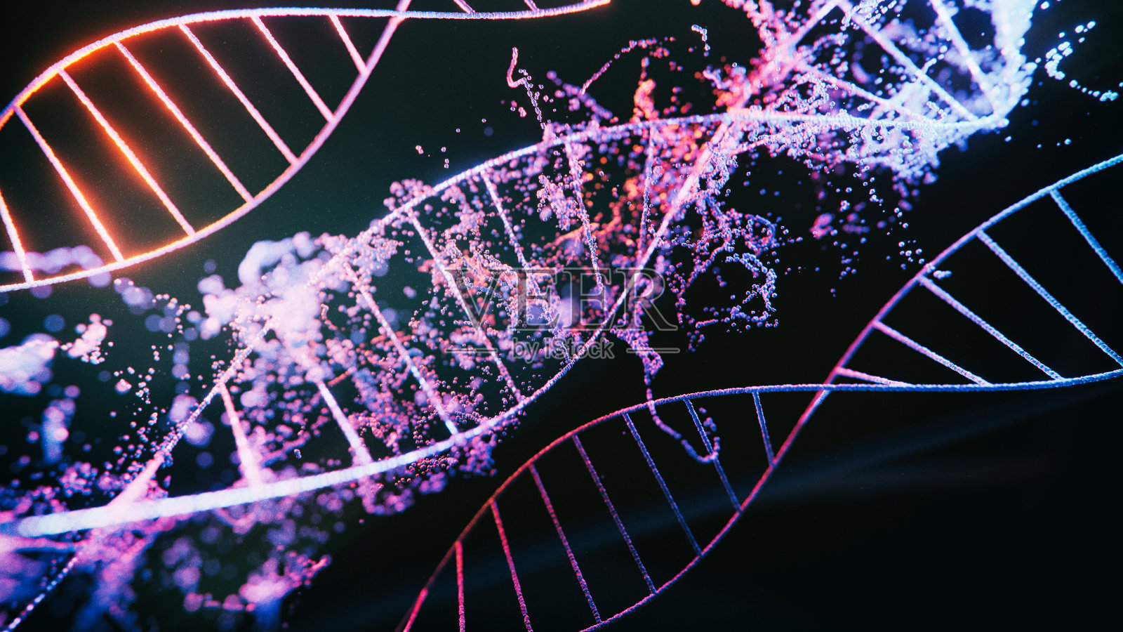 DNA链照片摄影图片