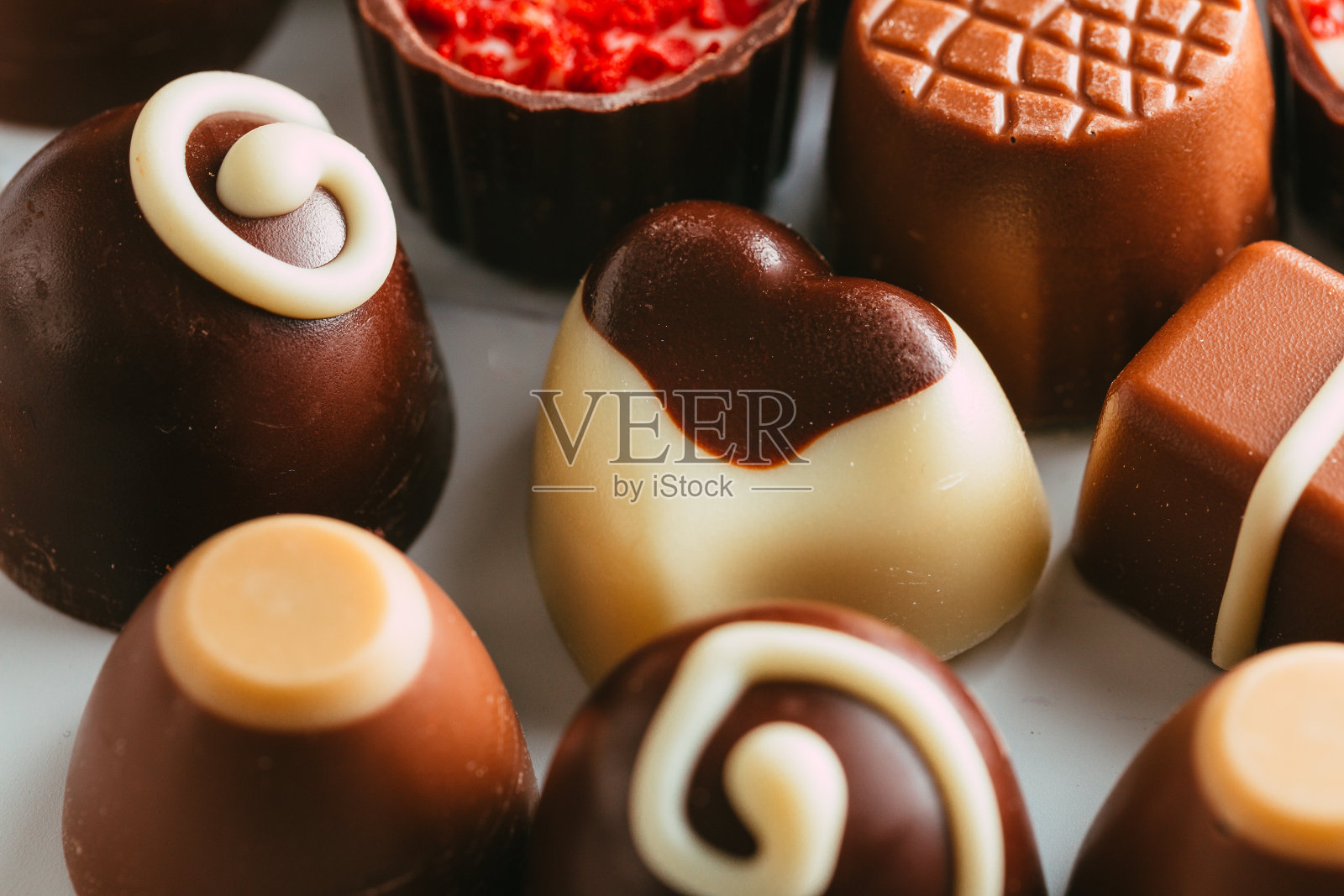 美食巧克力选择宏观特写照片摄影图片