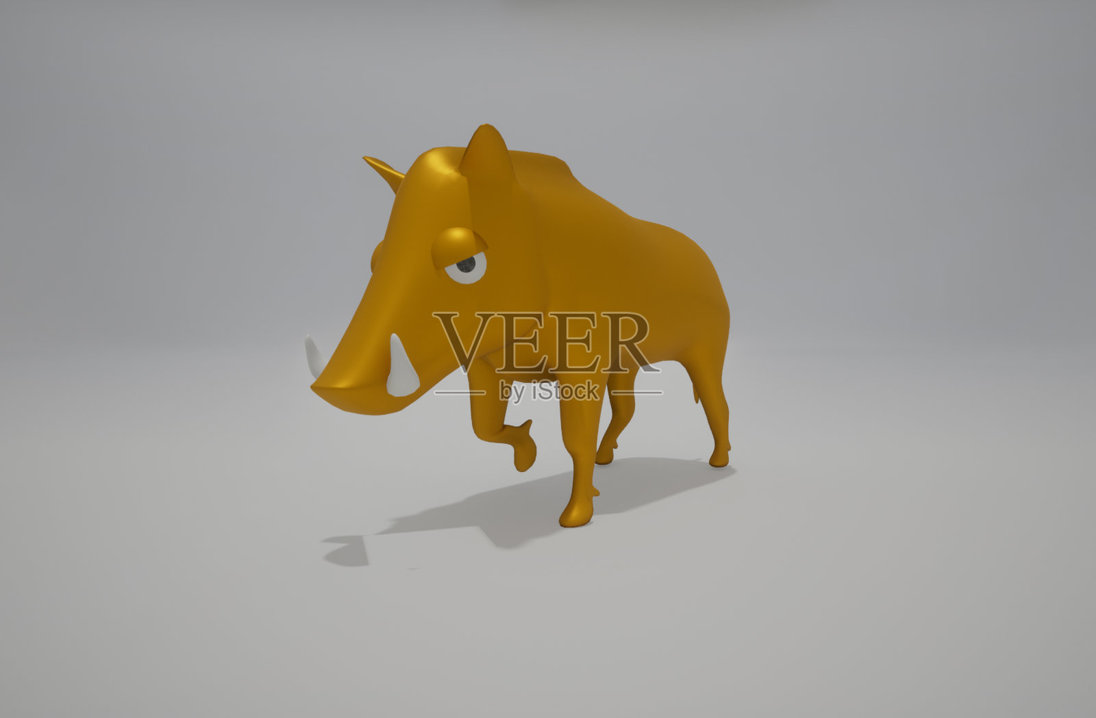 黄色的野猪照片摄影图片