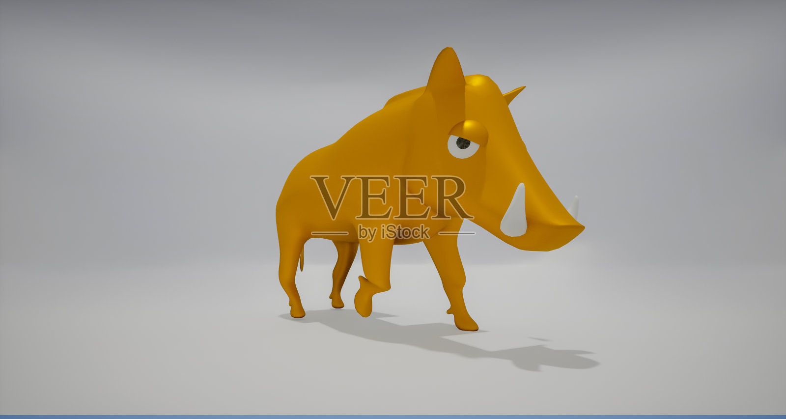 黄色的野猪照片摄影图片