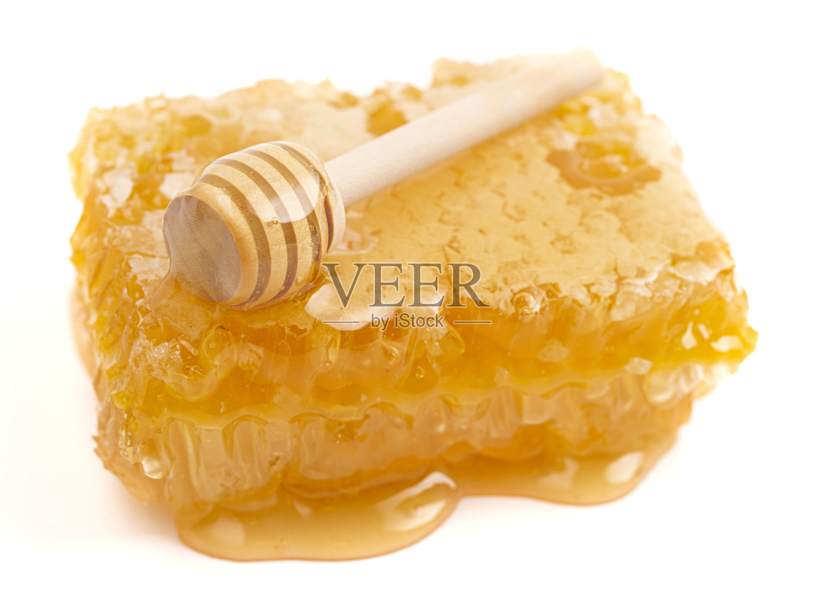 切割蜂窝孤立在白色背景上照片摄影图片