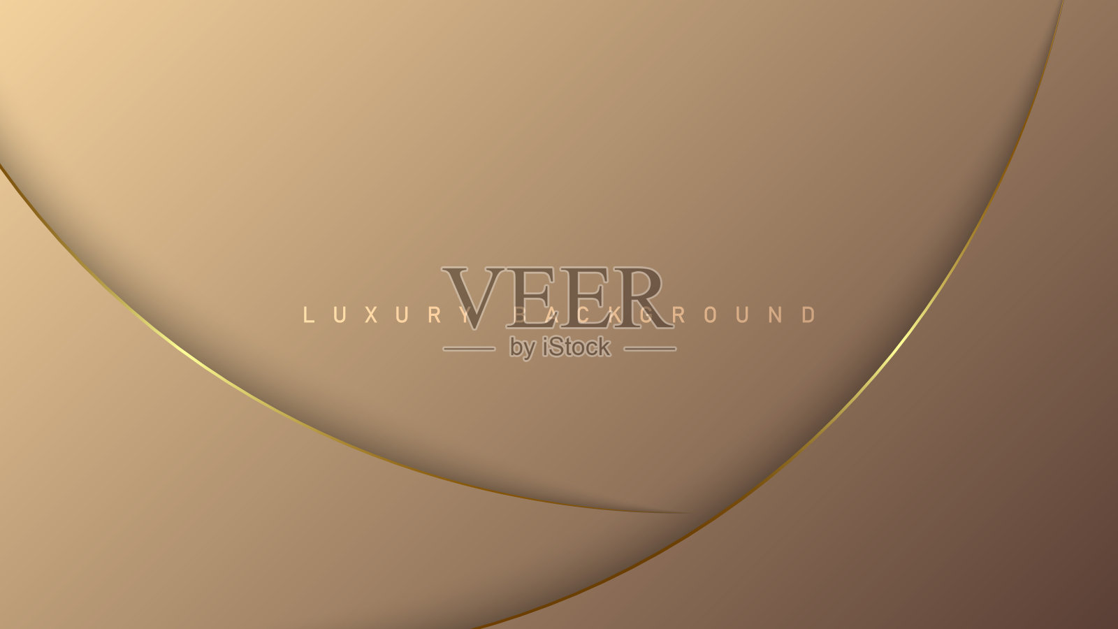 玫瑰奢华背景配以金元素，纸概念设计模板素材