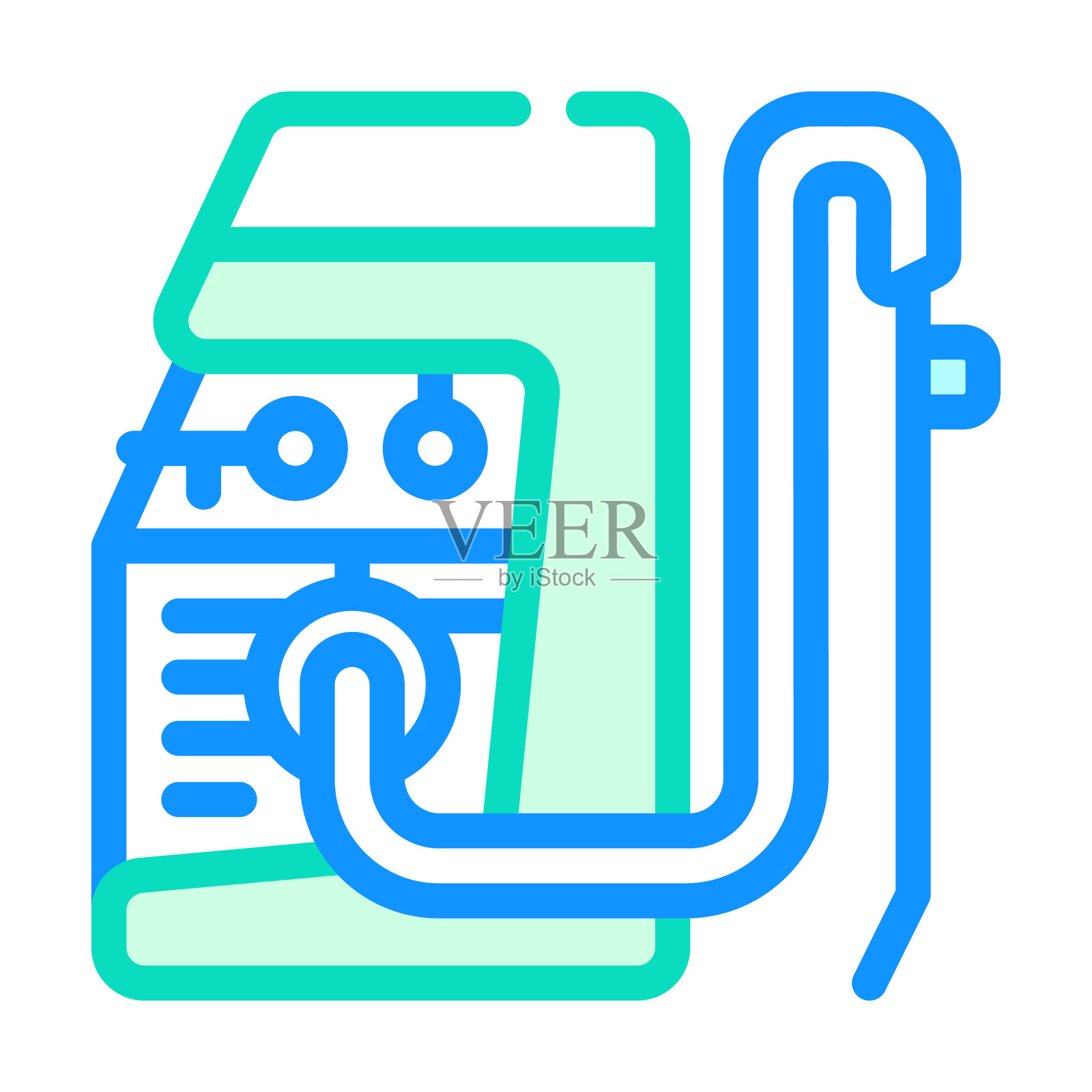 农药化工行业彩色图标矢量插图插画图片素材