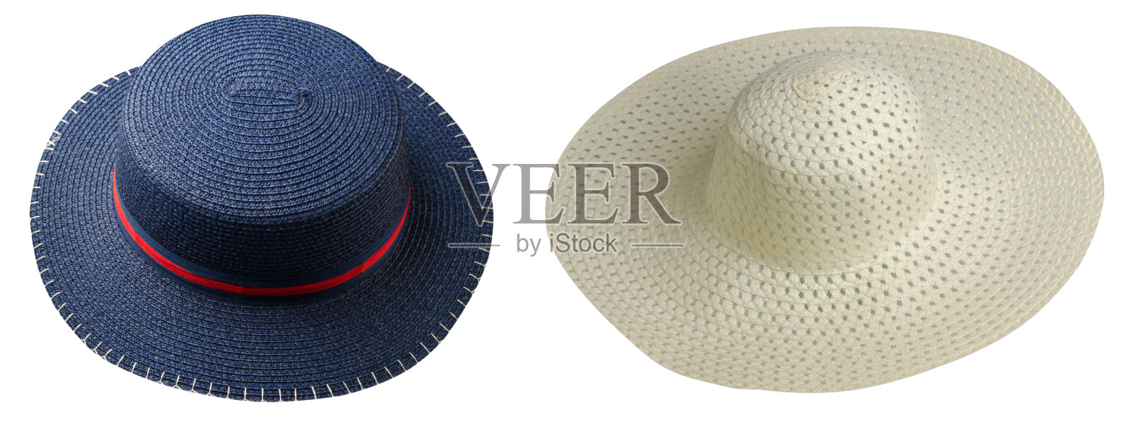 女人帽子孤立在白色背景上照片摄影图片