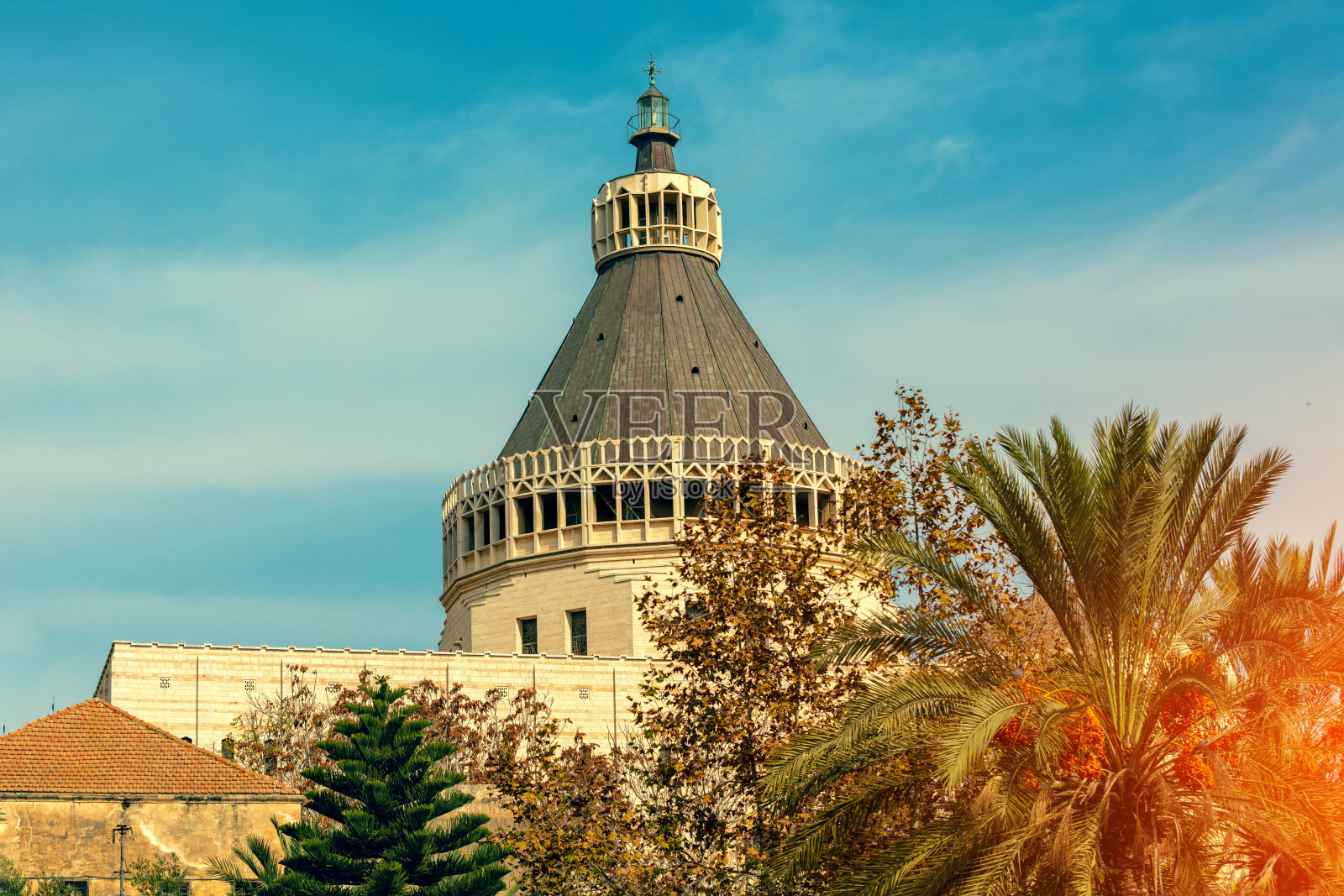 以色列拿撒勒天使报喜的大殿照片摄影图片