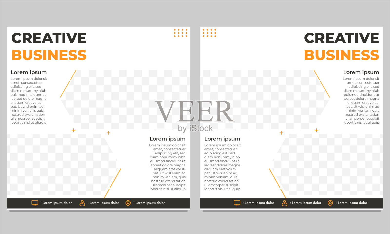 创意商业社交媒体帖子模板设计模板素材