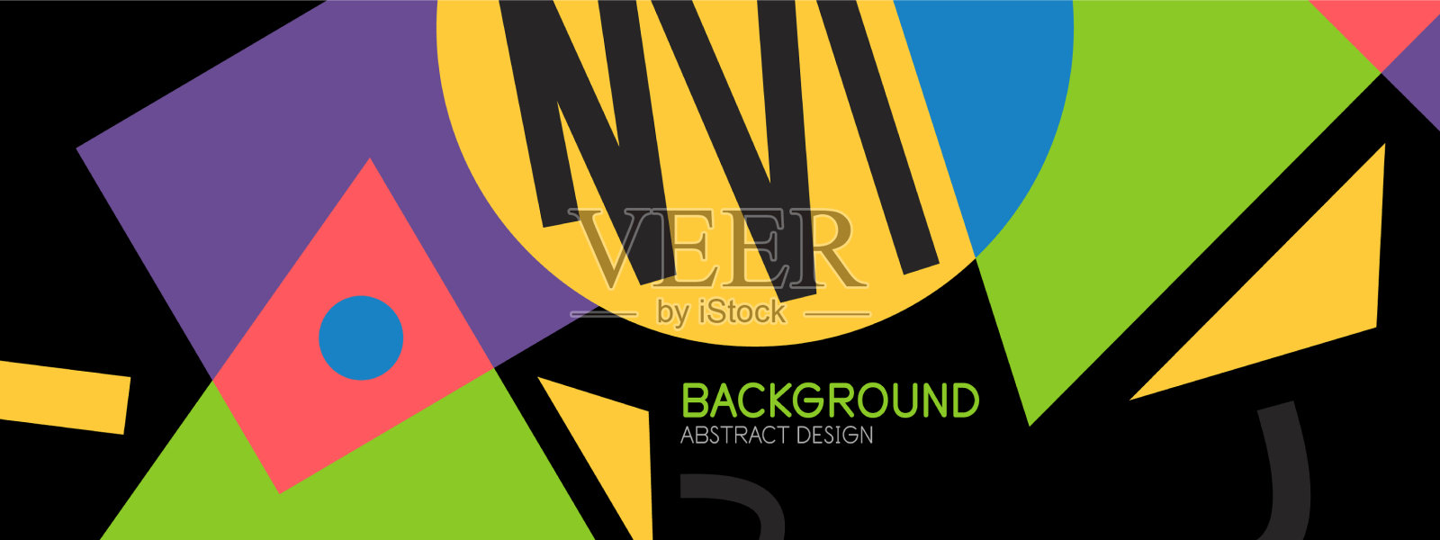 抽象的背景块线三角形插画图片素材