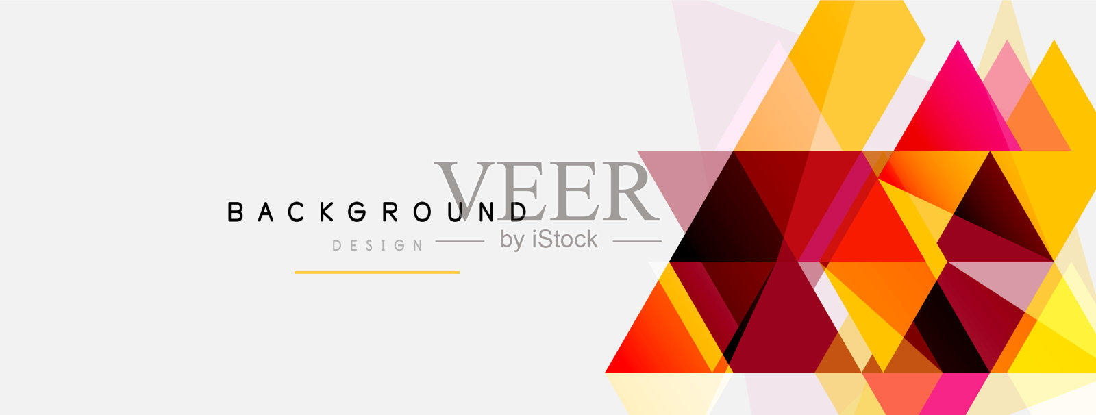 镶嵌三角形几何背景技术或插画图片素材