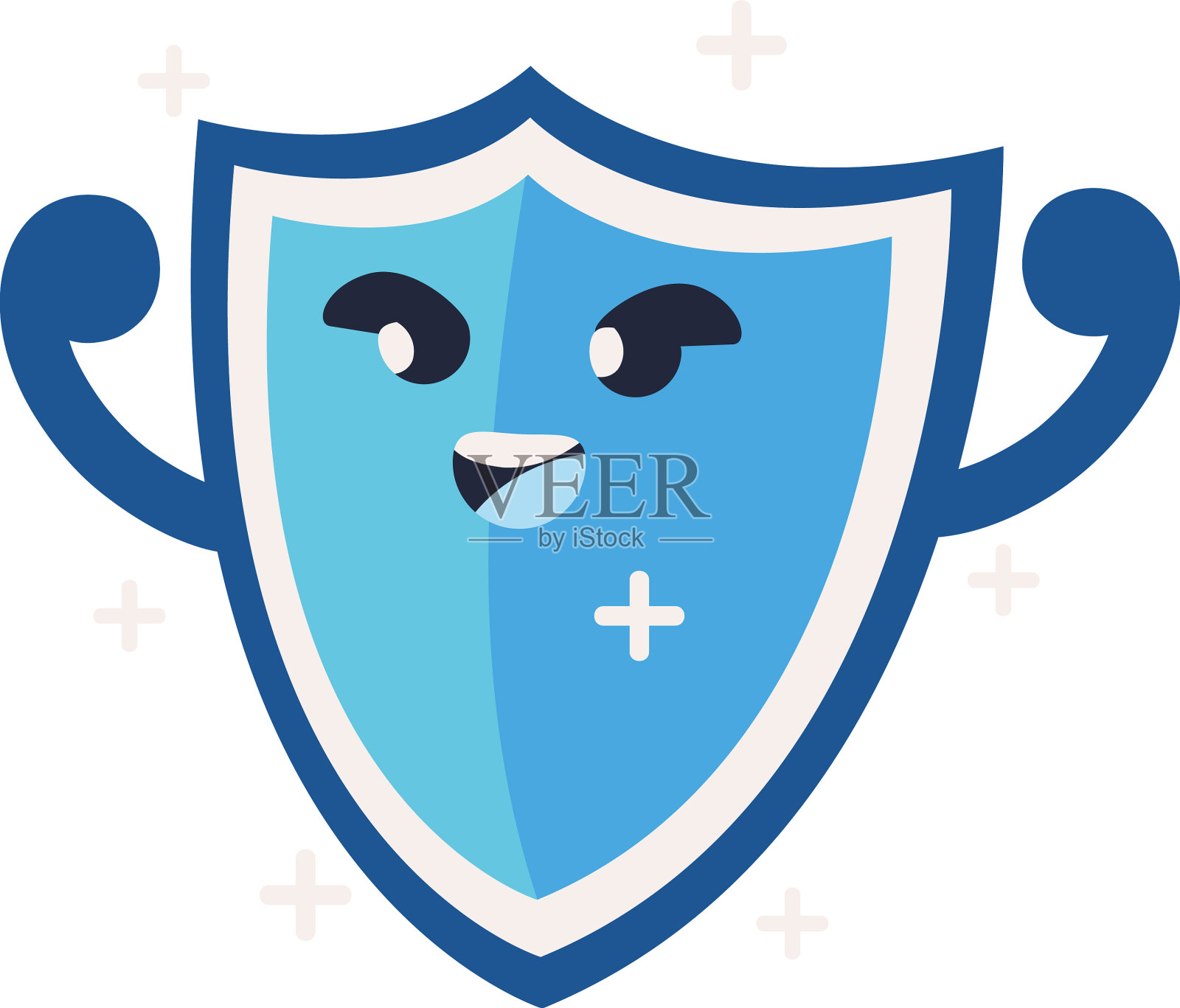 医疗盾卡通设计元素图片