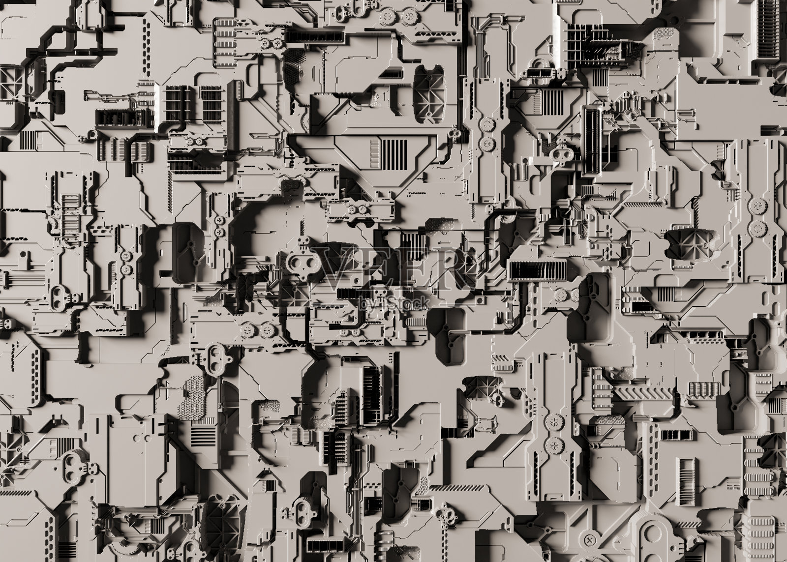 科幻抽象电子学背景。三维渲染照片摄影图片