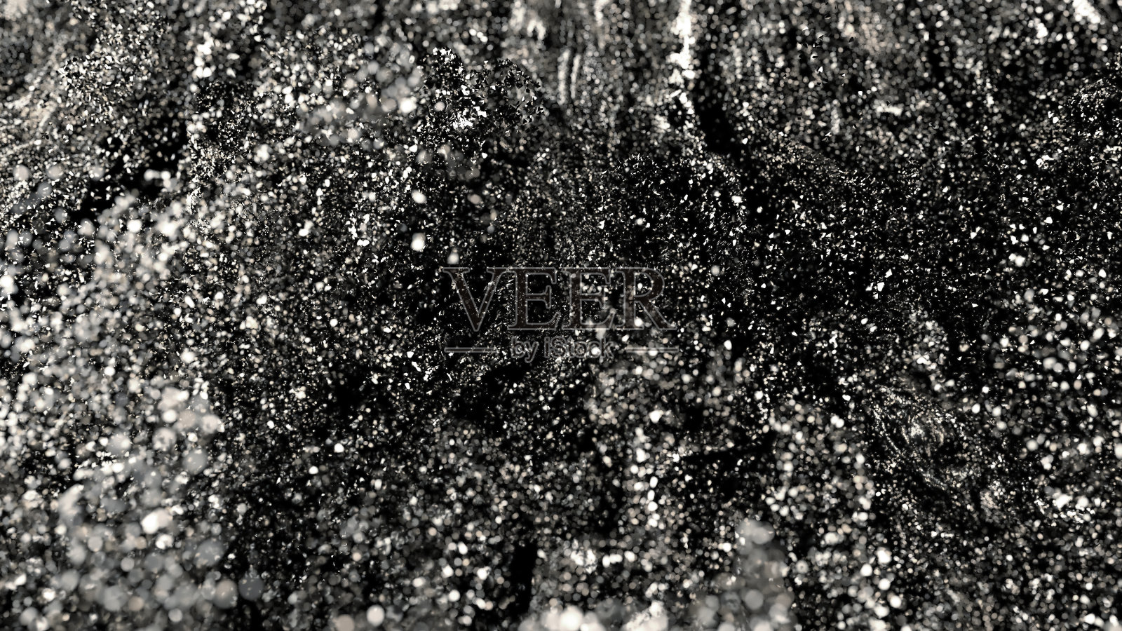 金色闪光墙背景，神奇的粒子照片摄影图片