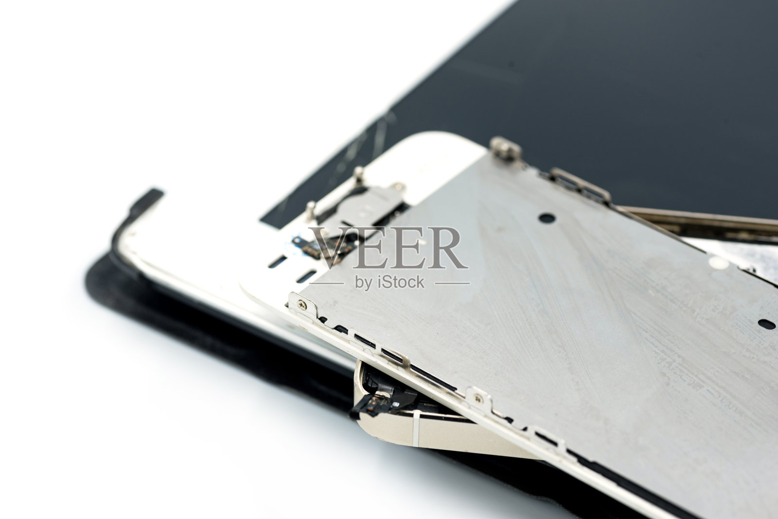 摔碎的镜子，破碎的触摸屏，破碎屏幕的智能手机照片摄影图片