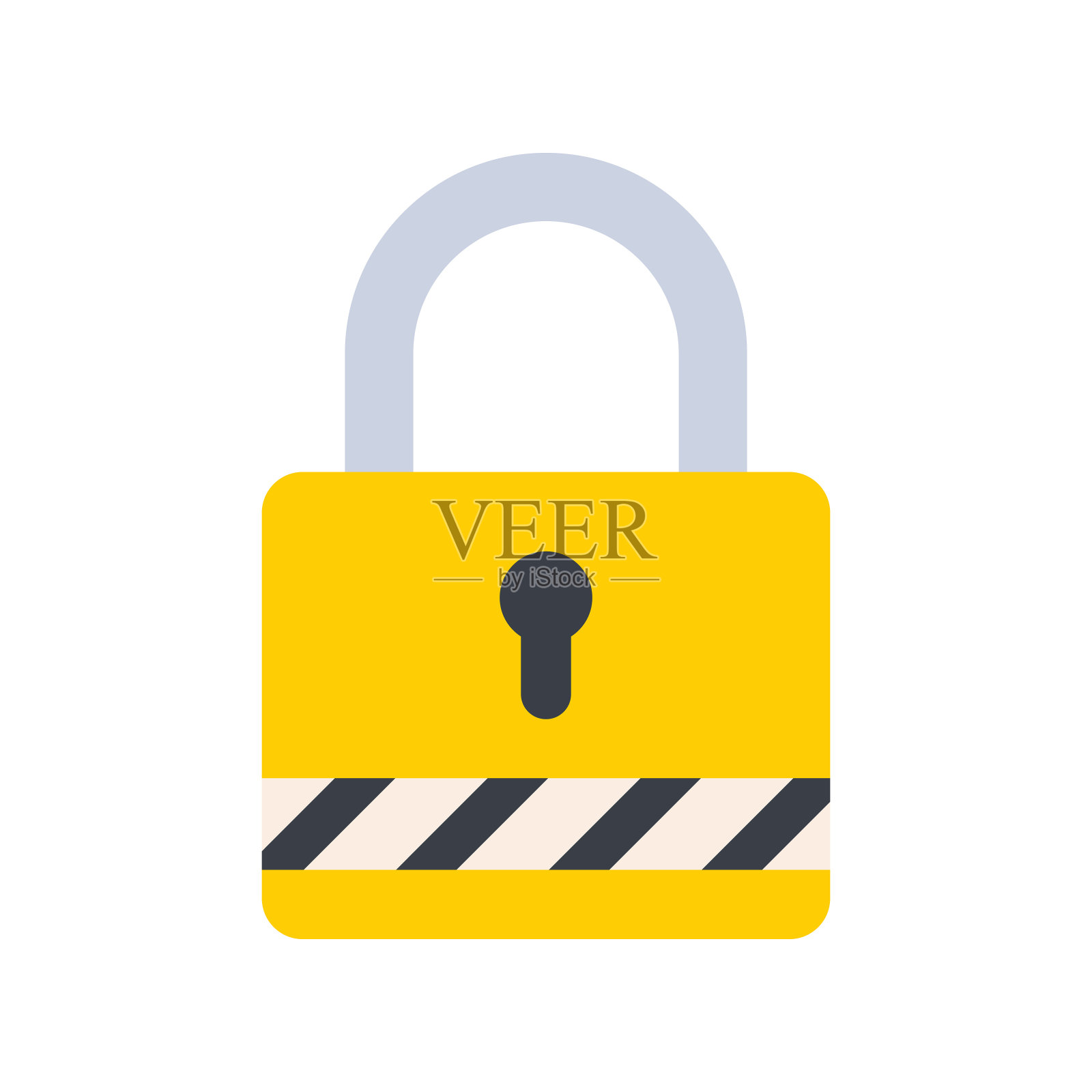 密码锁定图标插画图片素材