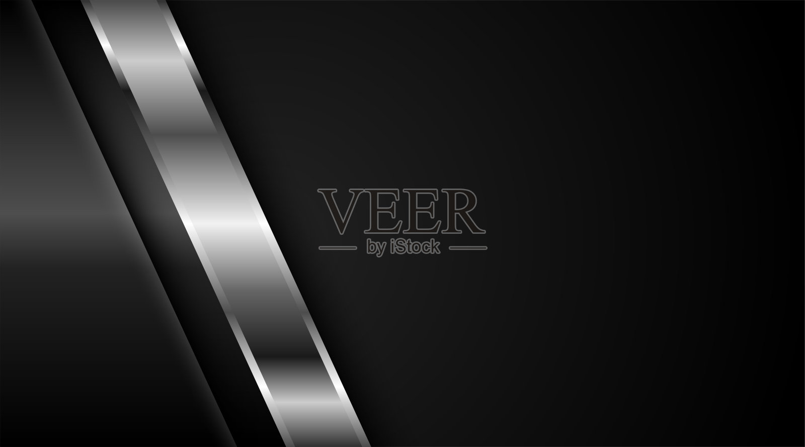 豪华抽象背景与深色线条模板豪华设计。现代黑色背景概念3d风格插图矢量插画图片素材