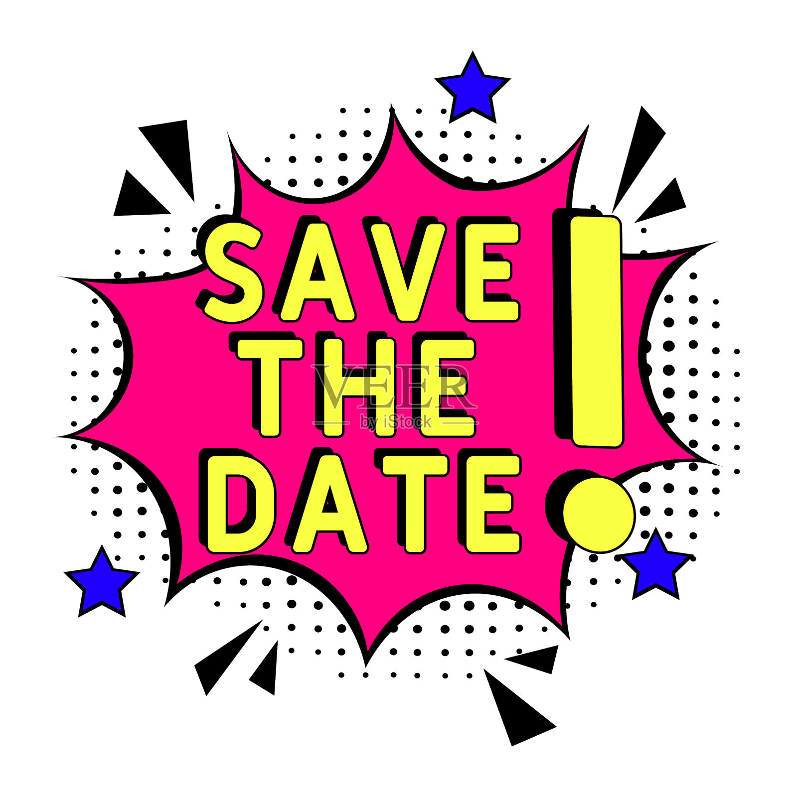 保存日期插画图片素材