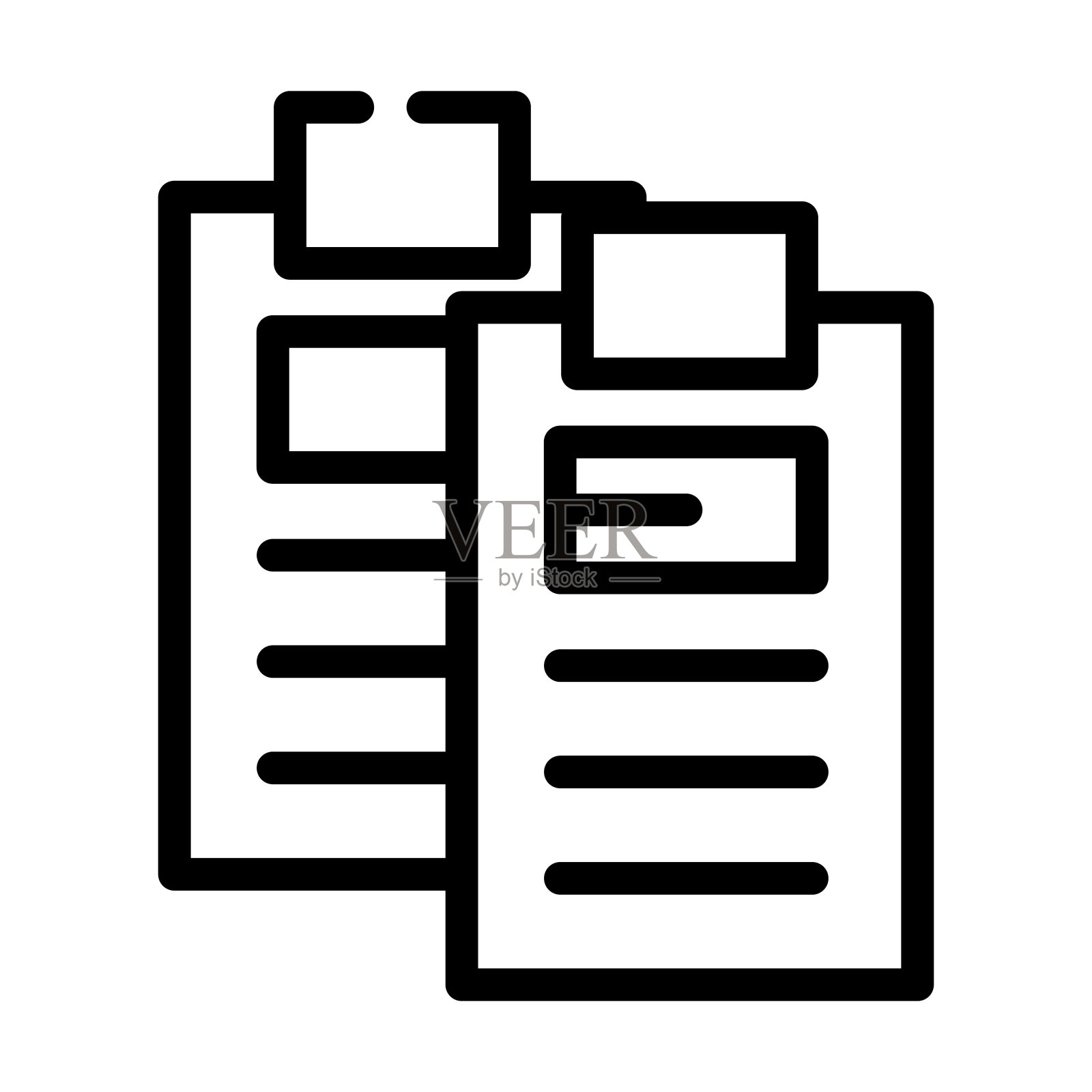 使用细线图标签署合同。业务，签名线性图标，从业务概念孤立的轮廓符号。矢量插图符号元素的网页设计和应用程序。图标素材