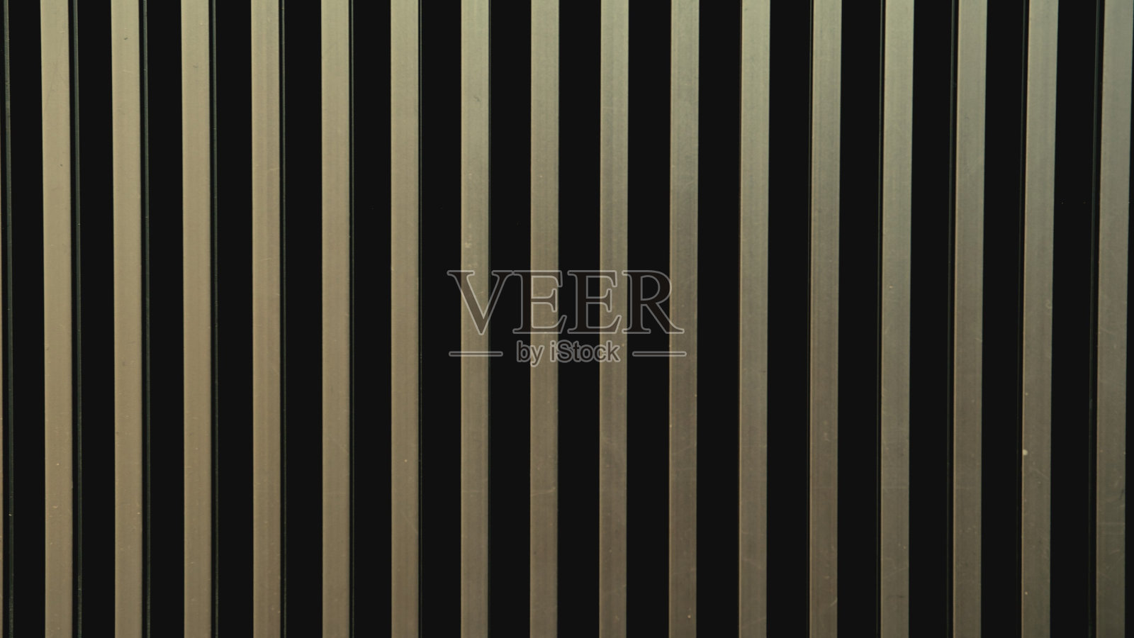 抽象图案与黄金金属墙壁装饰薄片掩蔽房间加热器翅片照片摄影图片