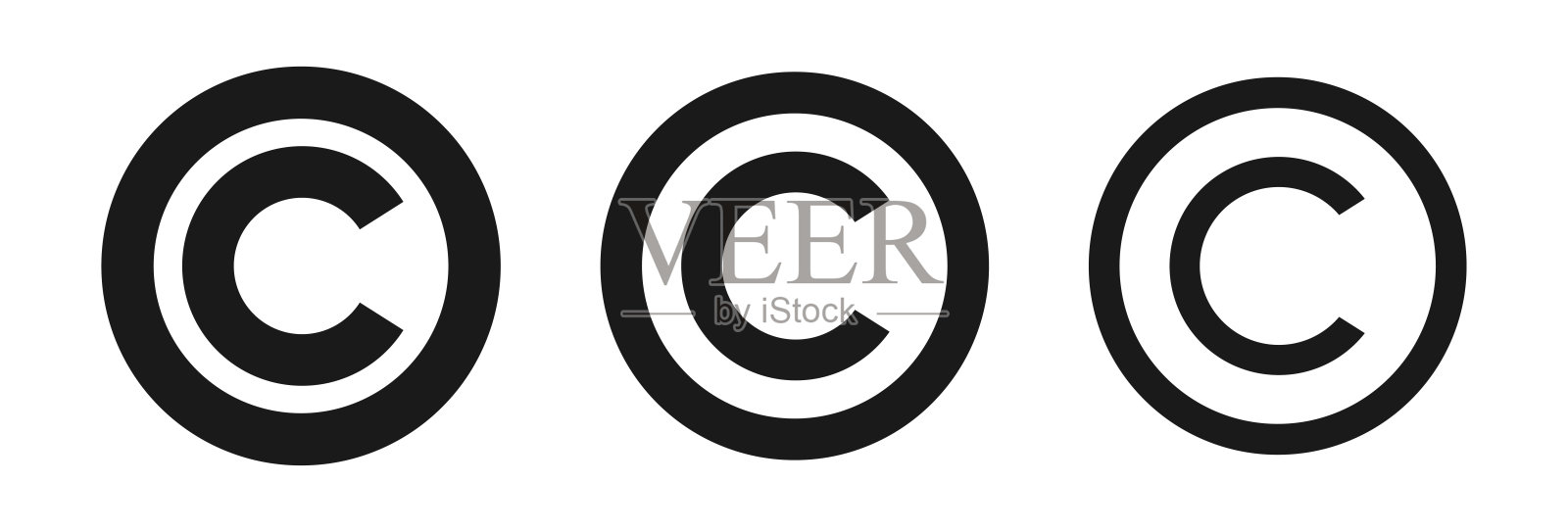 版权图标模板矢量插图插画图片素材