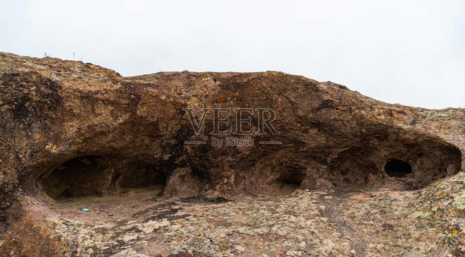 干旱的沙漠山脉航拍景观照片摄影图片