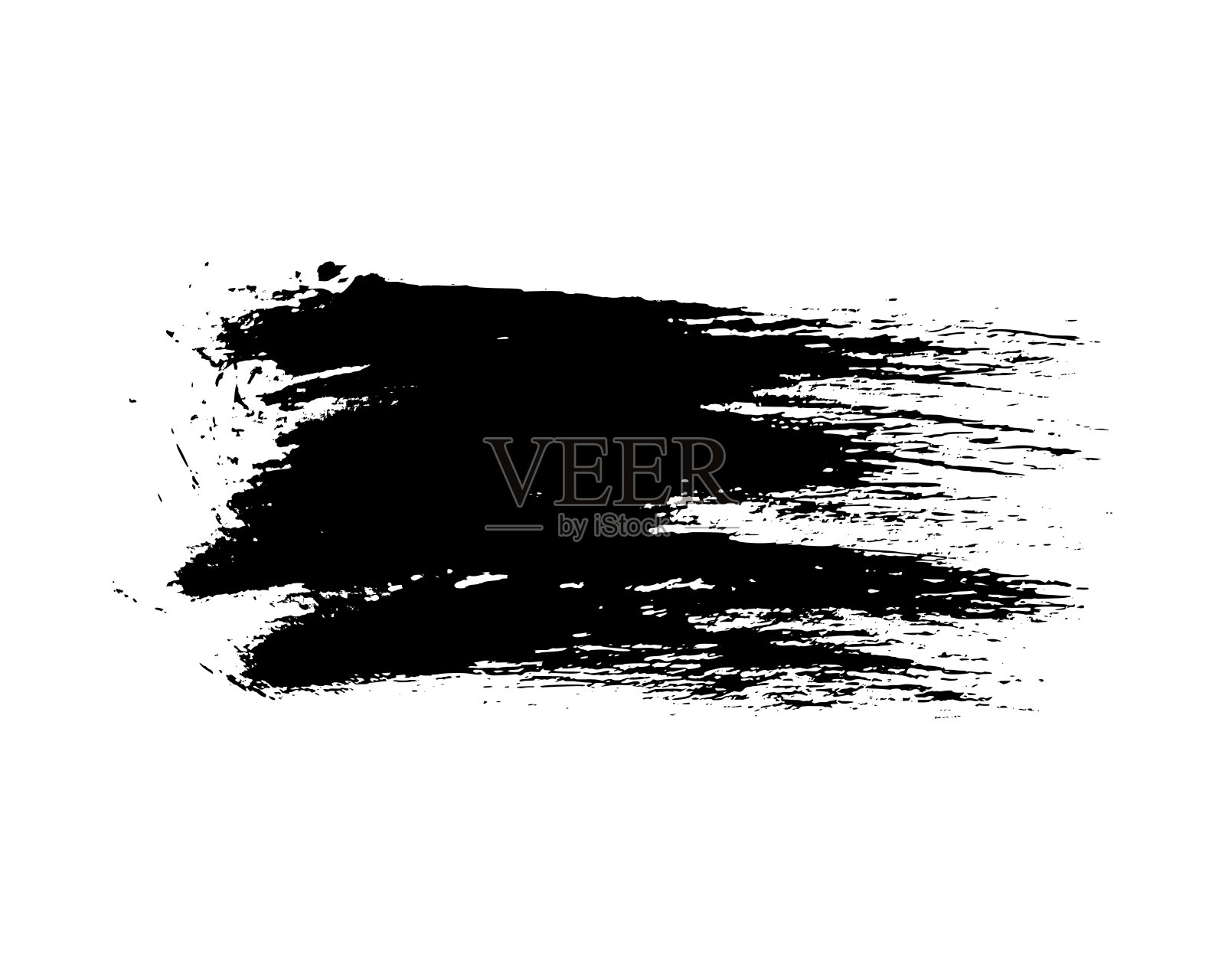 透明背景上的黑色笔触插画图片素材