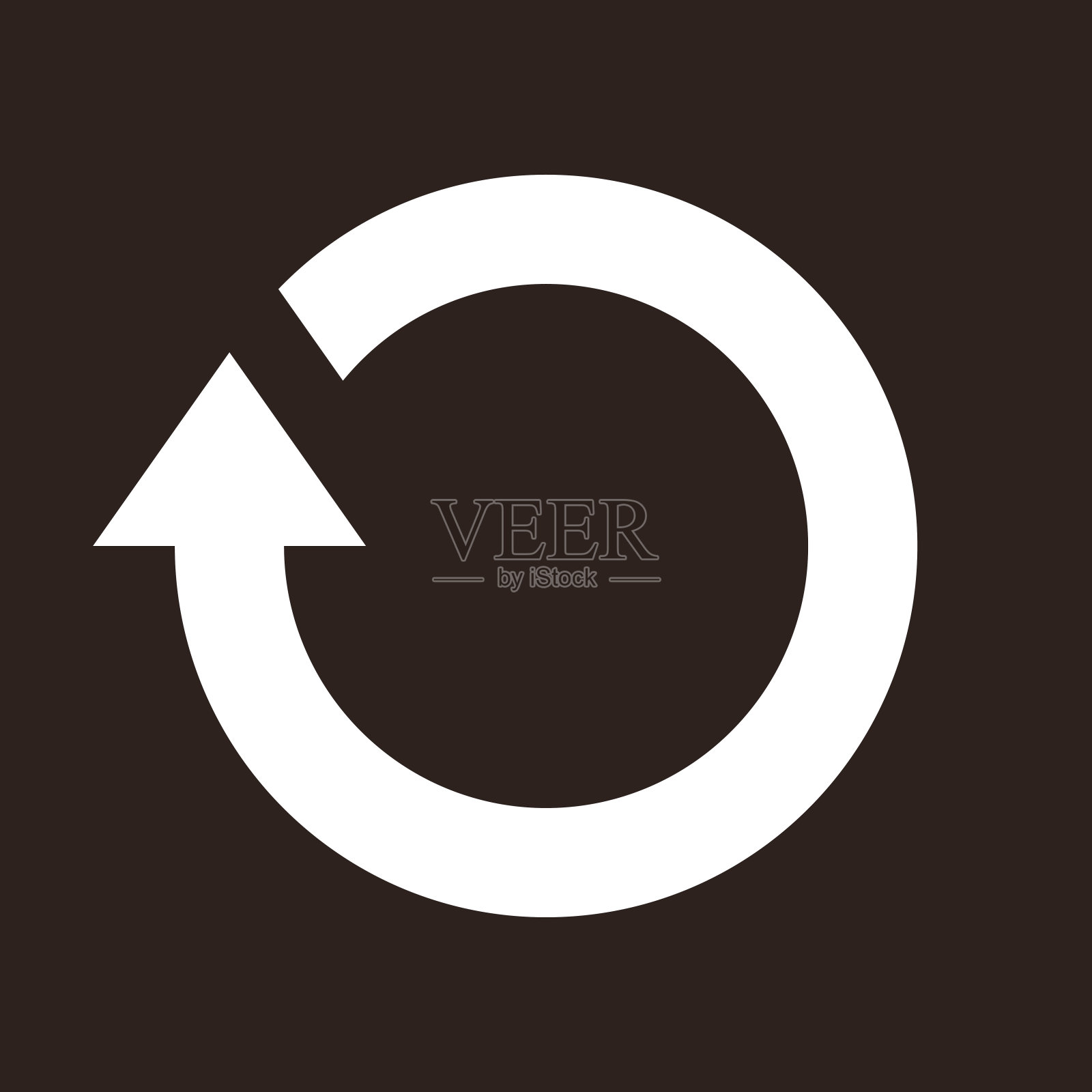 重复符号，重新加载图标，刷新，加载，重置矢量符号设计元素图片