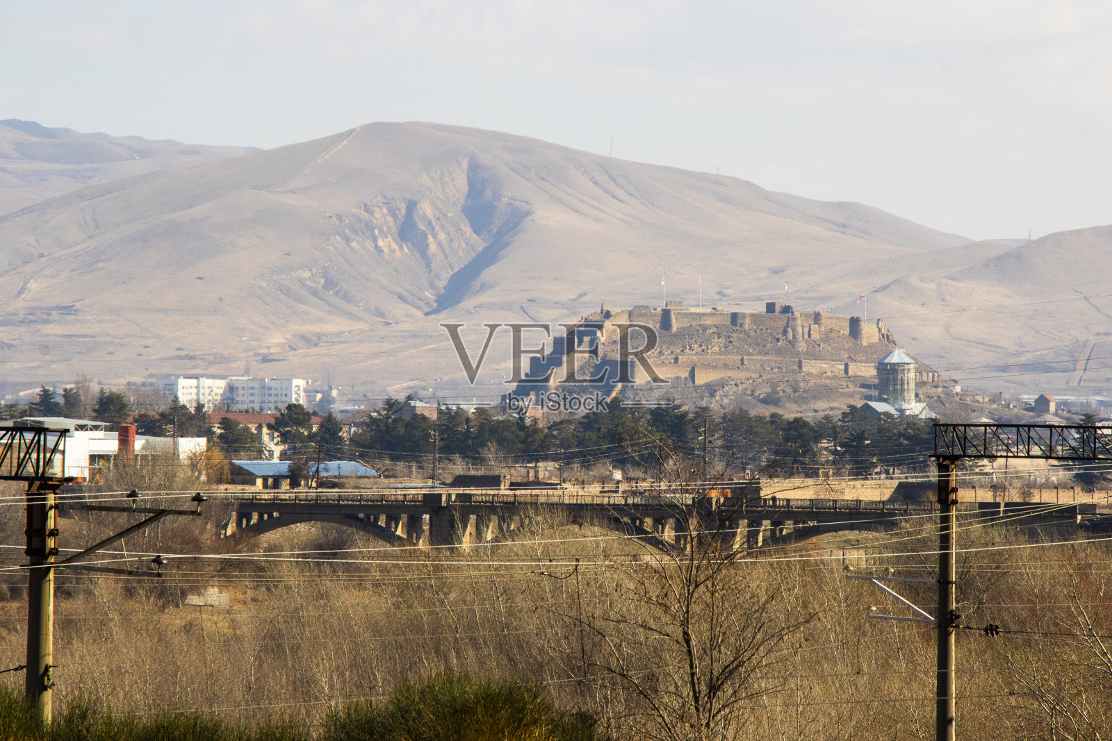 哥里城市景观和城市景观照片摄影图片