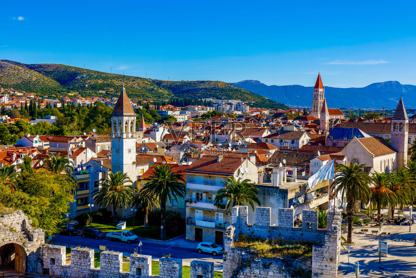 特罗吉尔-达尔马提亚-克罗地亚照片摄影图片
