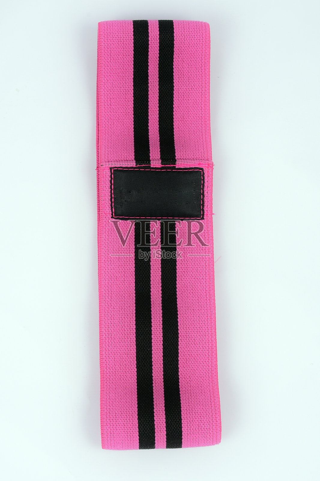 在白色背景上作体育锻炼用的胶布照片摄影图片