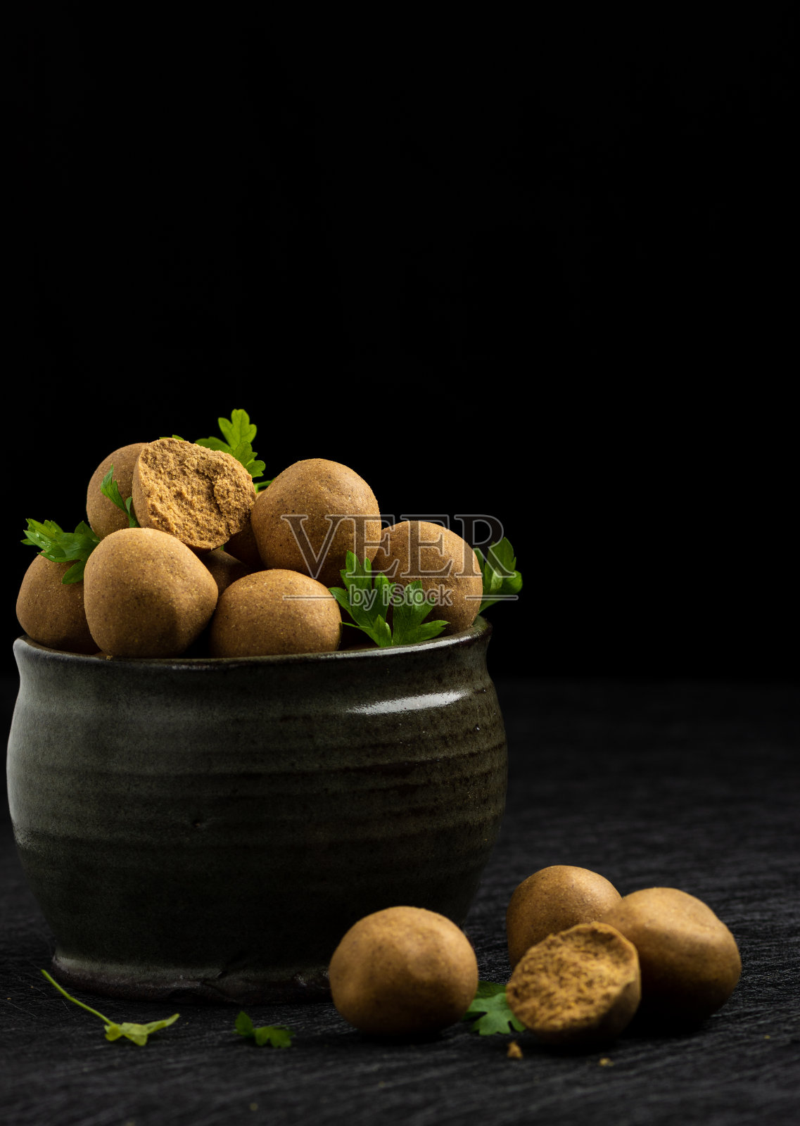 丹瓜，(玉米花生球)豪萨美味照片摄影图片