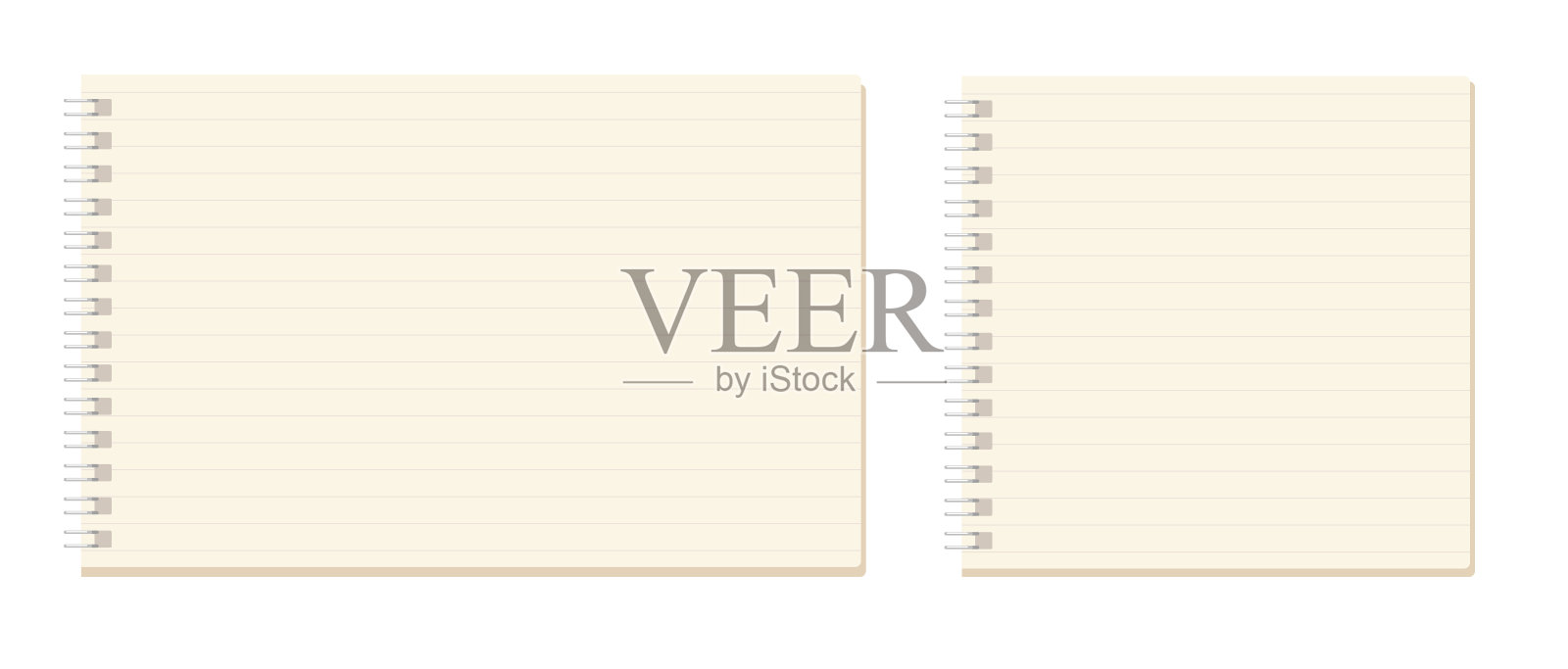 笔记本纸插图材料集设计元素图片