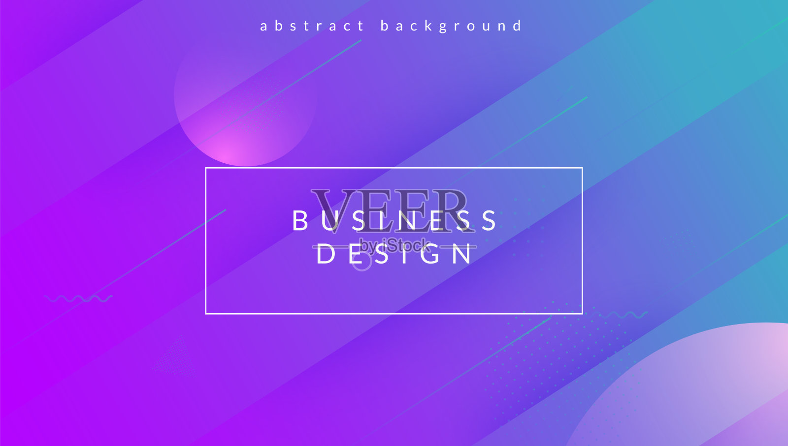 彩虹的布局。紫色潮人的形状。充满活力的纸。动态可控硅插画图片素材