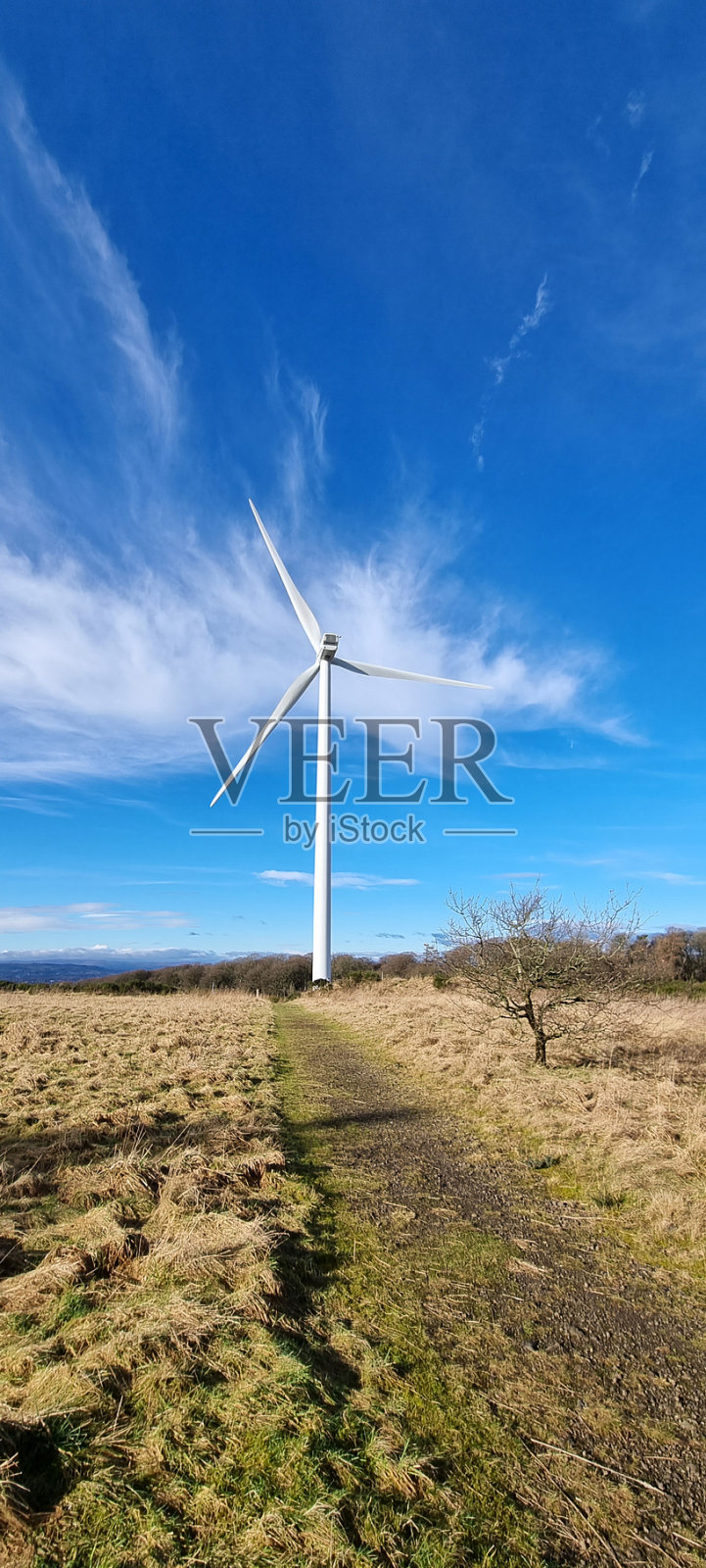 可再生能源之路照片摄影图片