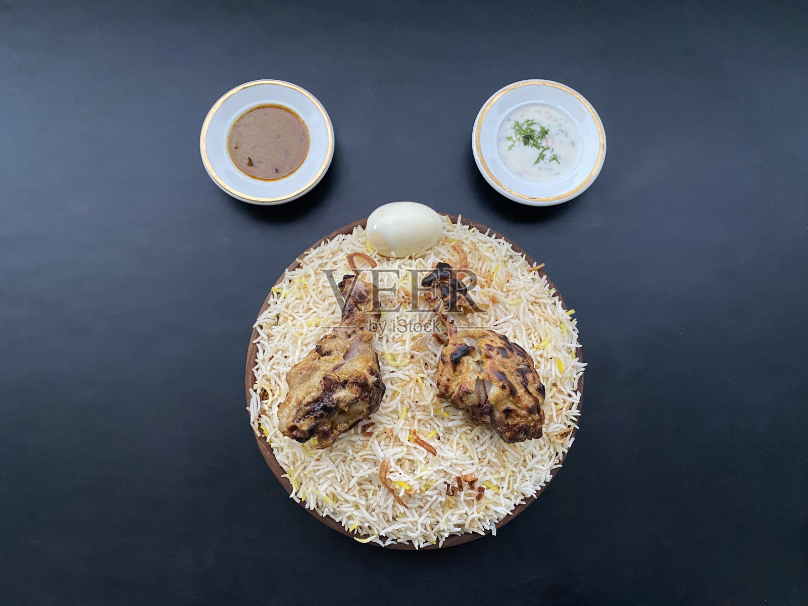 海得拉巴鸡肉照片摄影图片