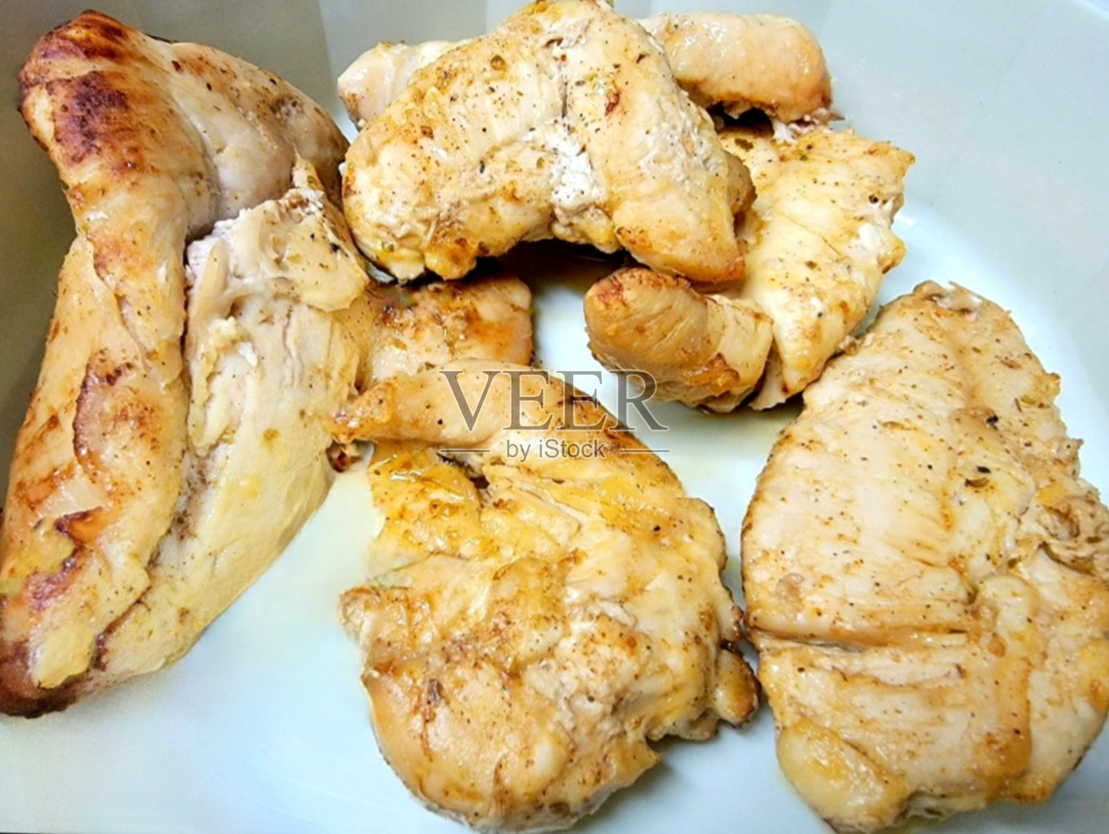 釉面有机鸡肉照片摄影图片