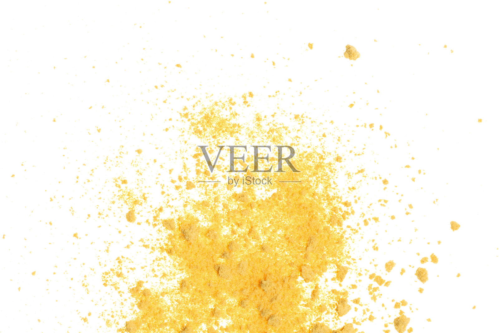 白色背景的帕尔马干酪粉照片摄影图片