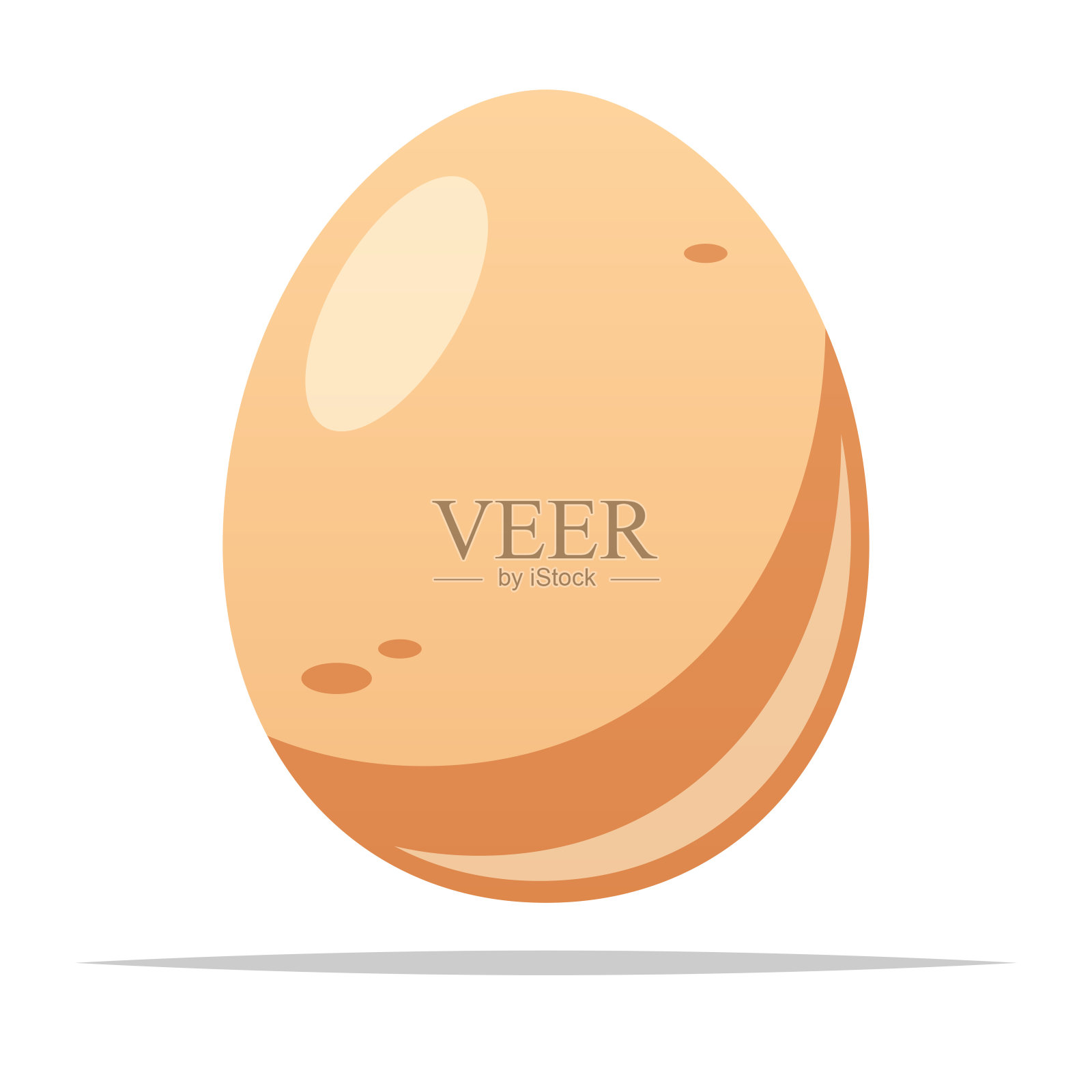 卡通鸡蛋矢量孤立插图插画图片素材