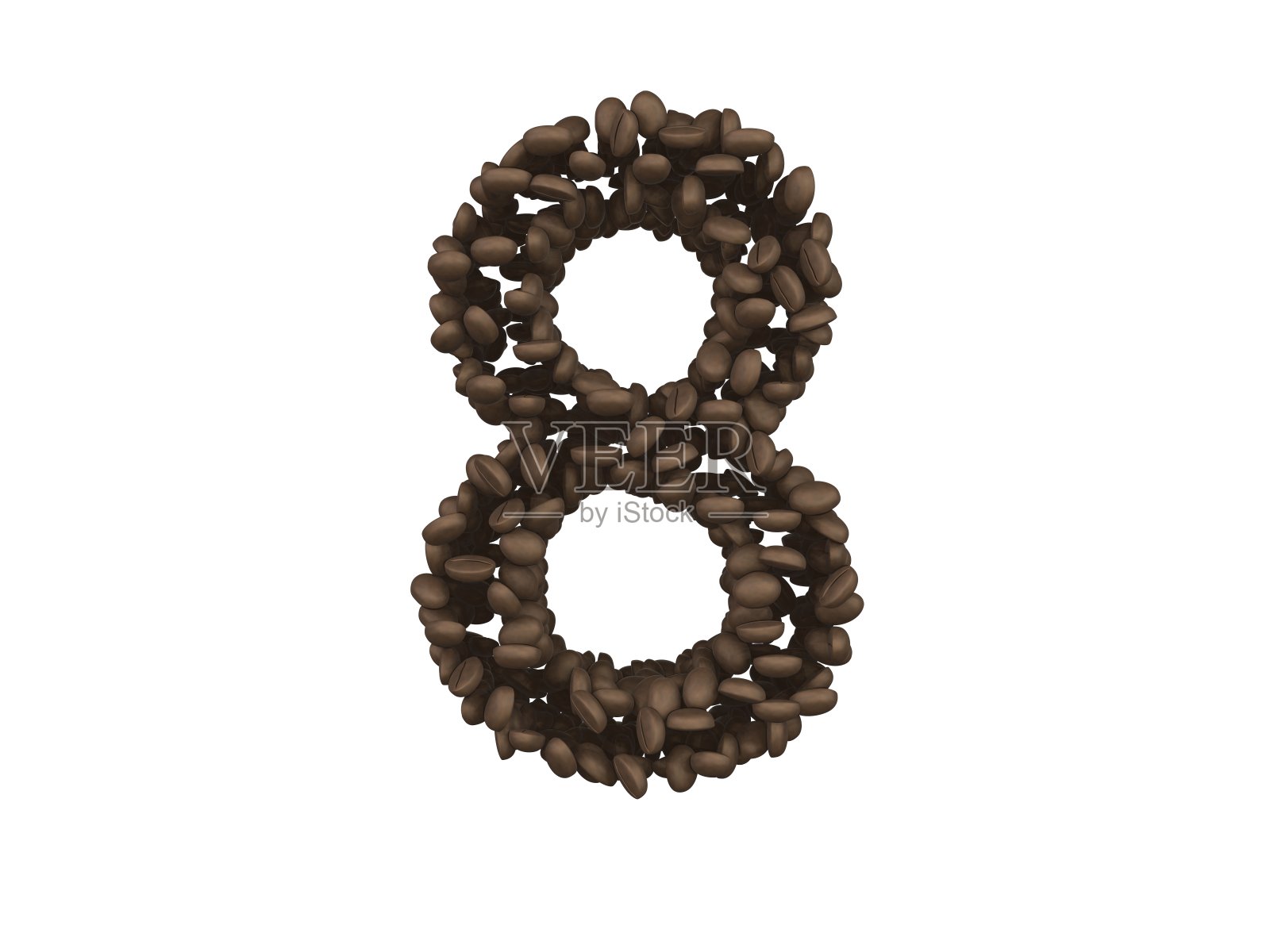 咖啡豆主题字体8号照片摄影图片