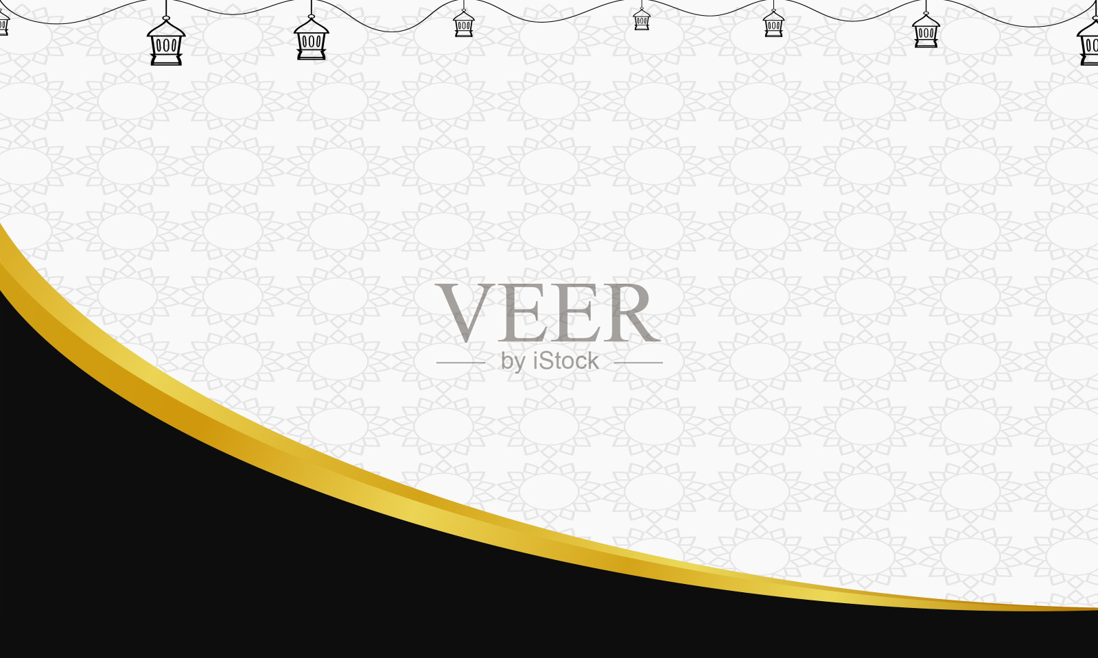 斋月Kareem背景。伊斯兰背景，穆斯林贺卡，邀请，海报，横幅，和复制空间区域。适合放在内容与主题。插画图片素材