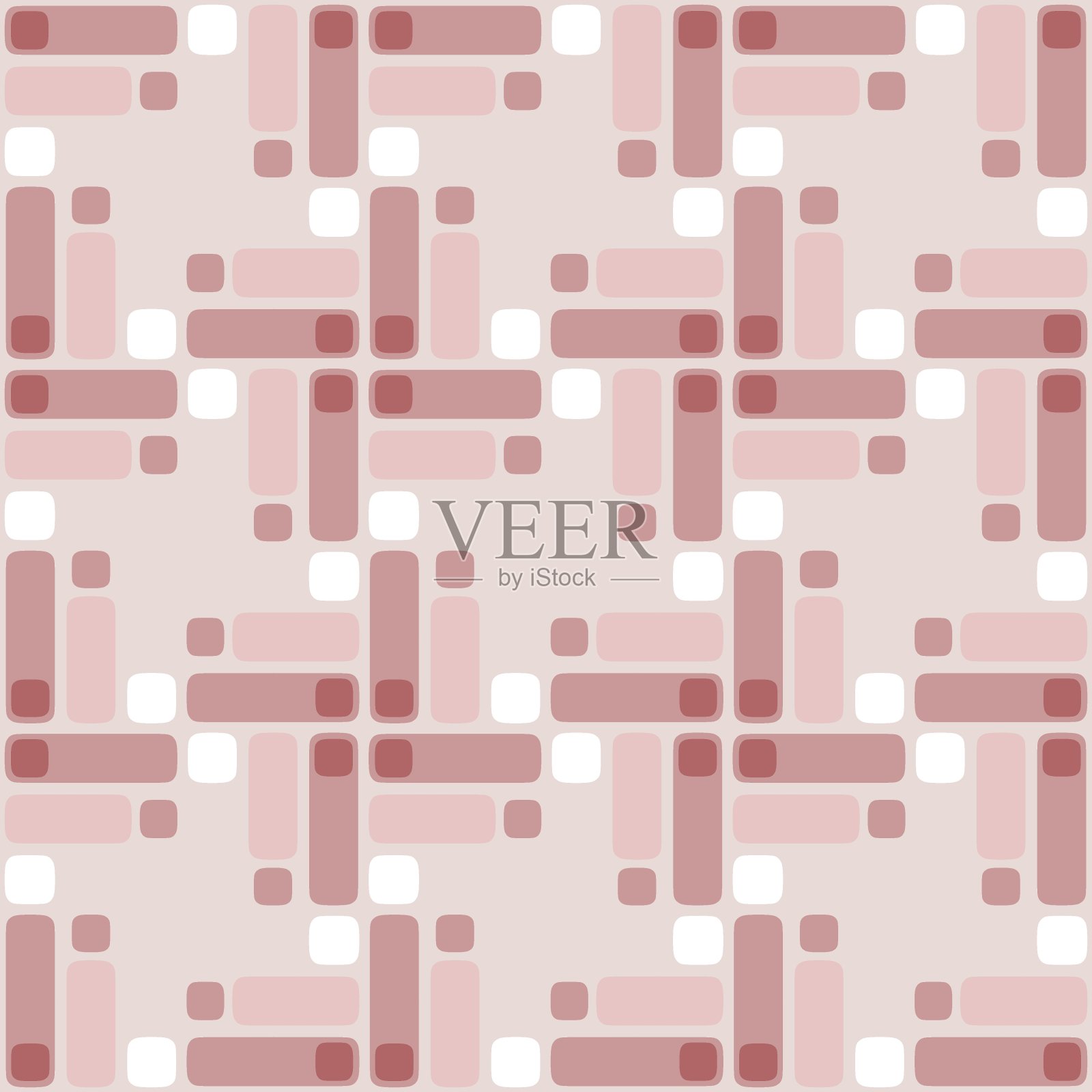 简单抽象无缝图案-强调任何表面。插画图片素材